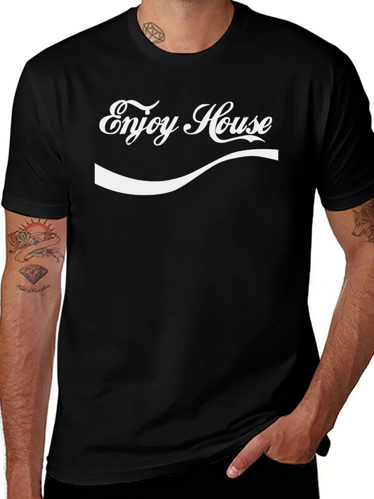 Enjoy House Black T-Shirt