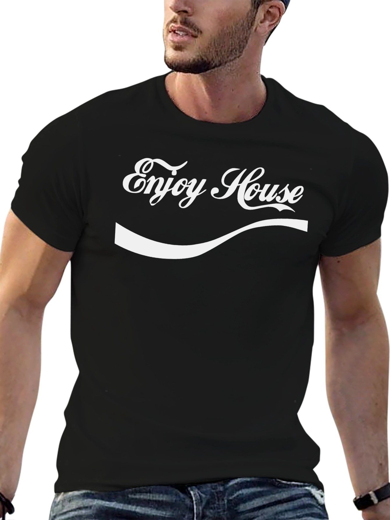 Enjoy House Black T-Shirt