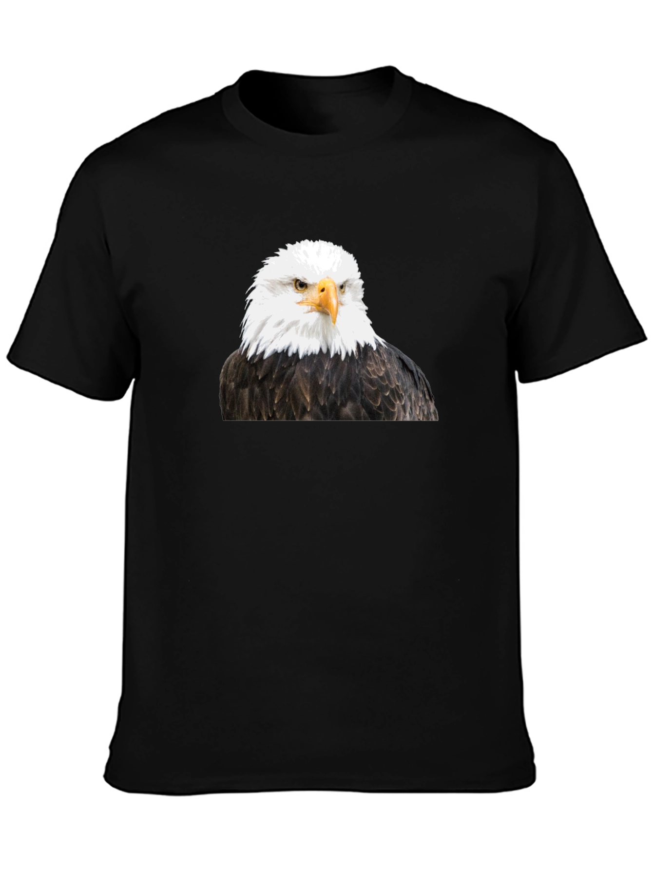 Bold Eagle Graphic Tee - Mens Black T-Shirt