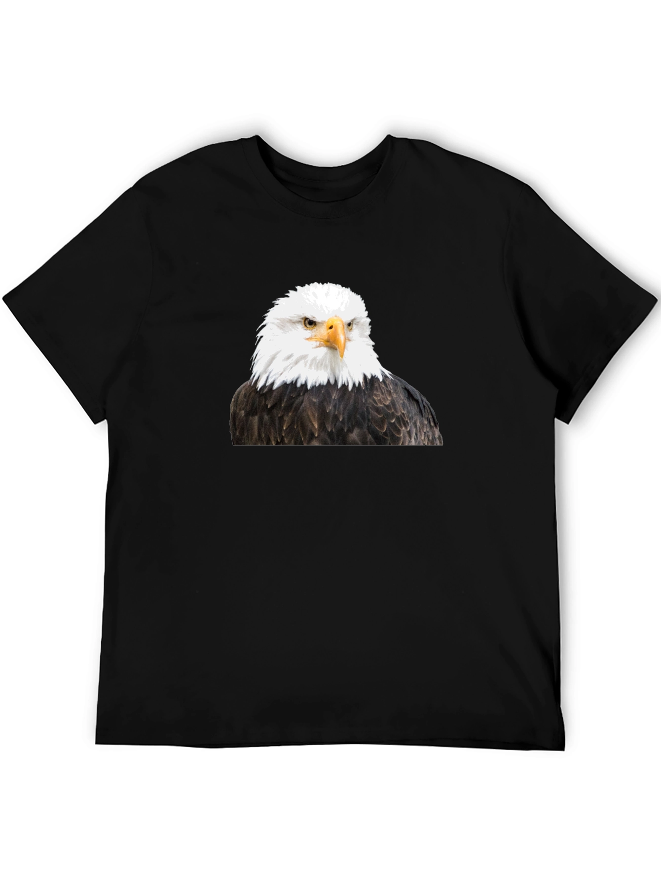 Bold Eagle Graphic Tee - Mens Black T-Shirt