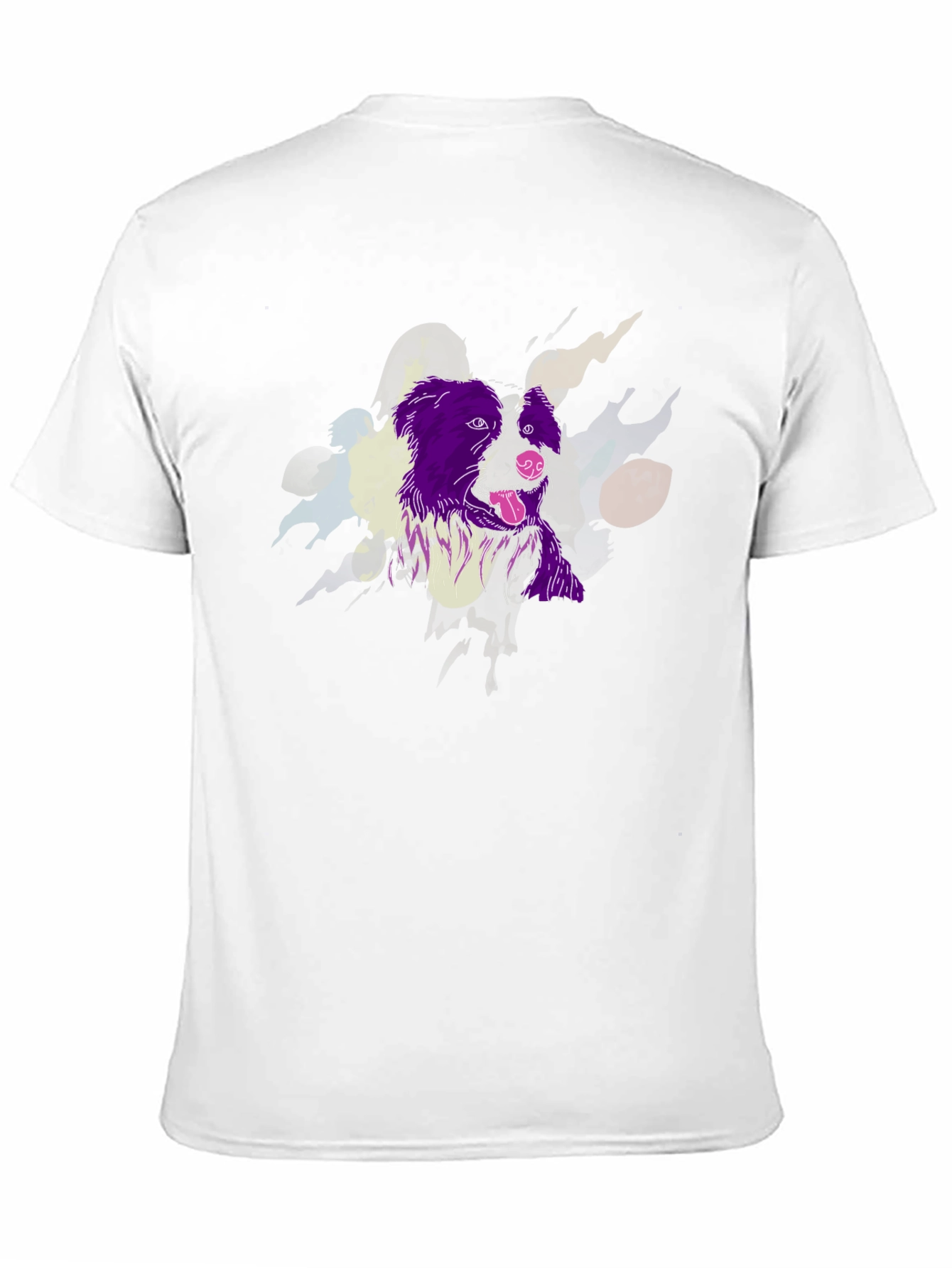 Dog Graphic Tee - Unique Artistic Design