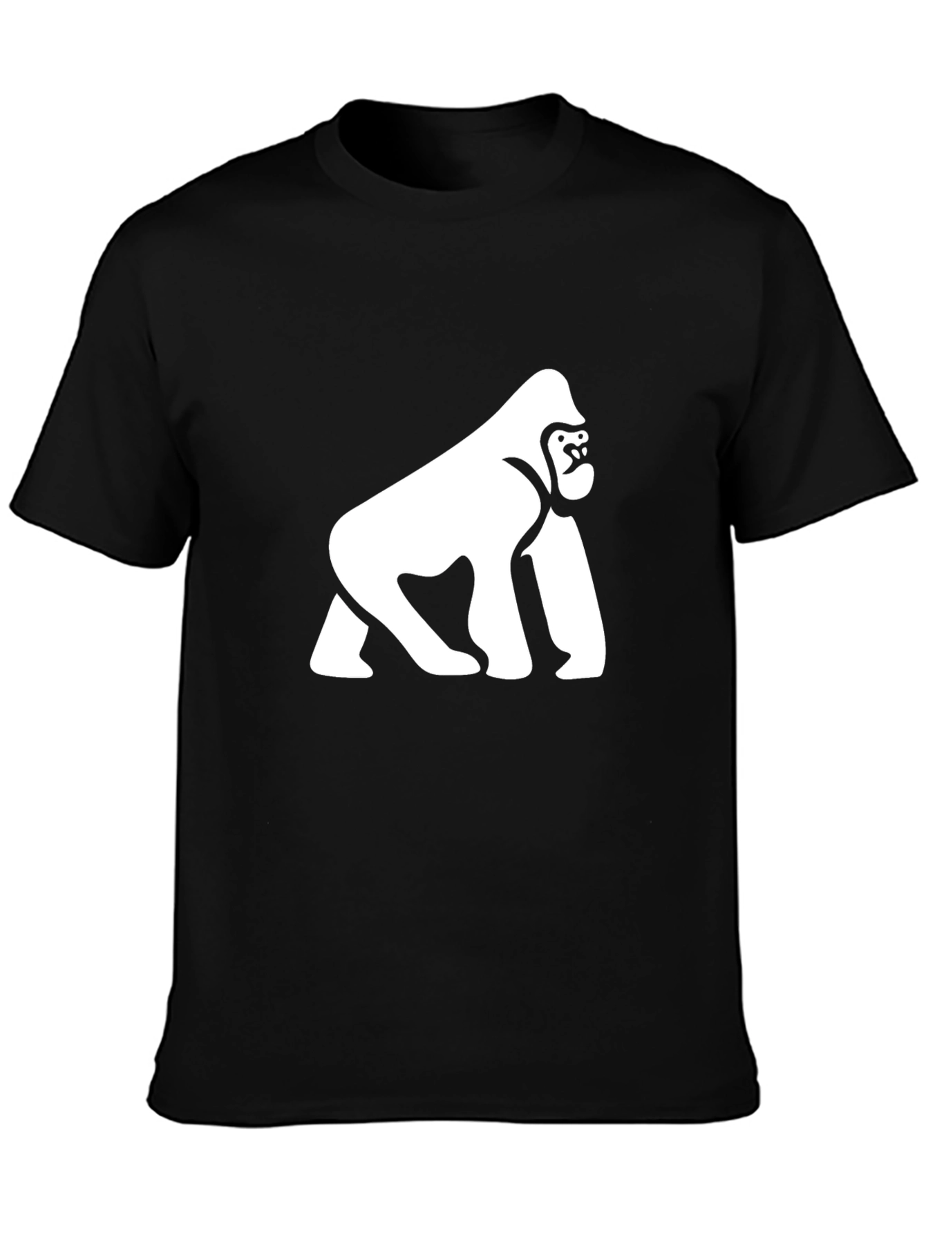Gorilla Graphic Tee - Black Cotton