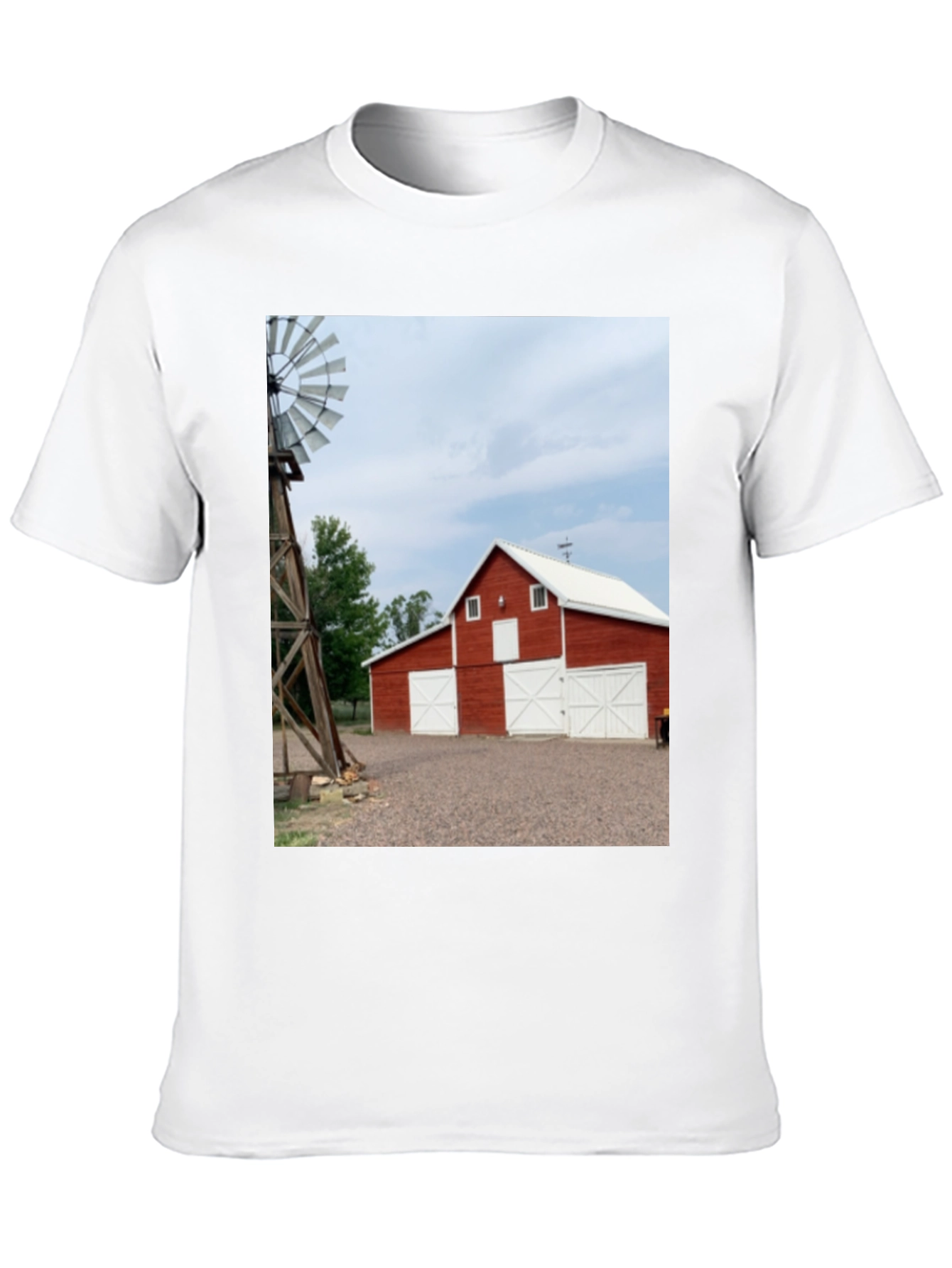 Barn Scene Graphic Tee