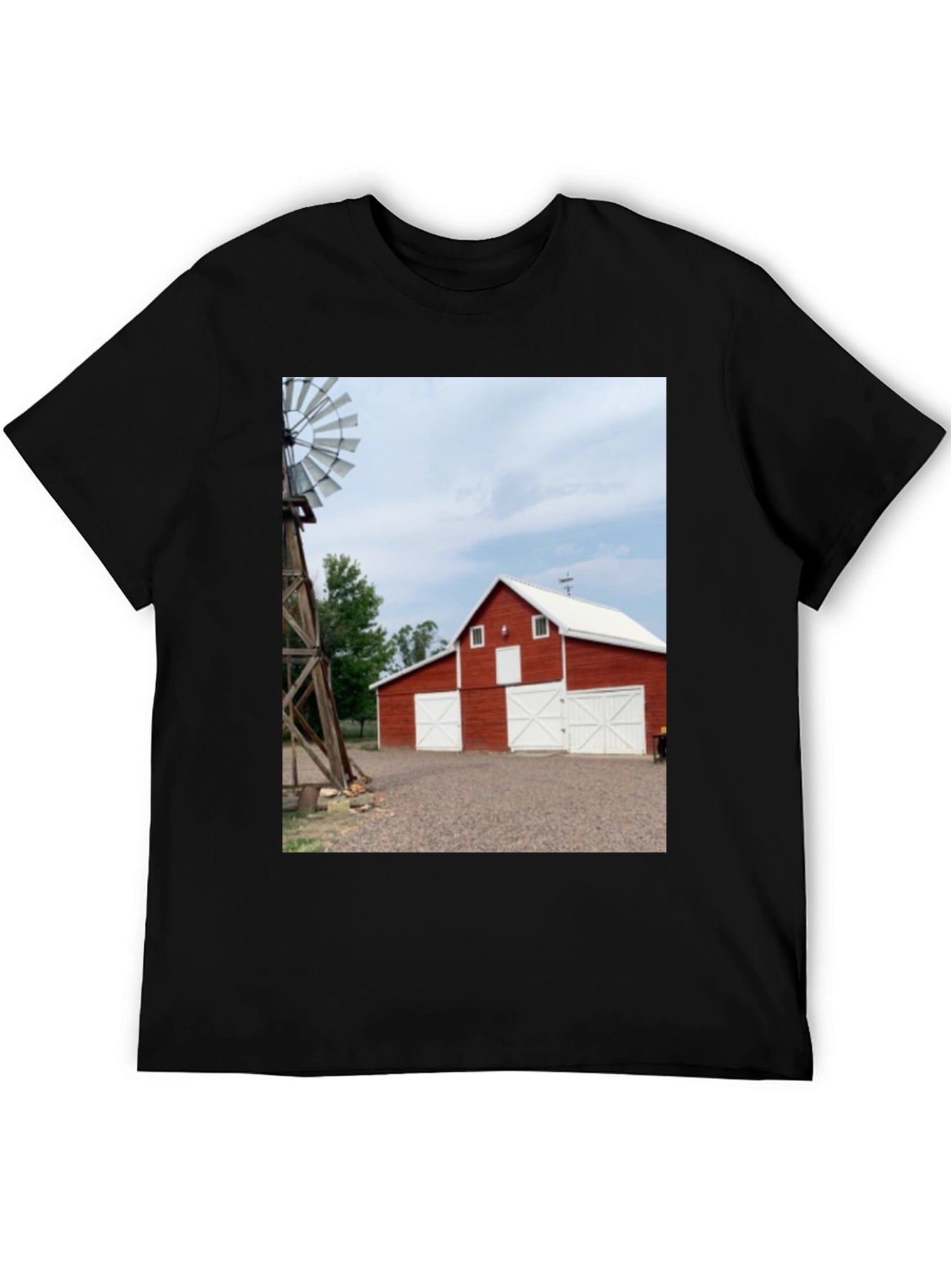 Barn Scene Graphic Tee