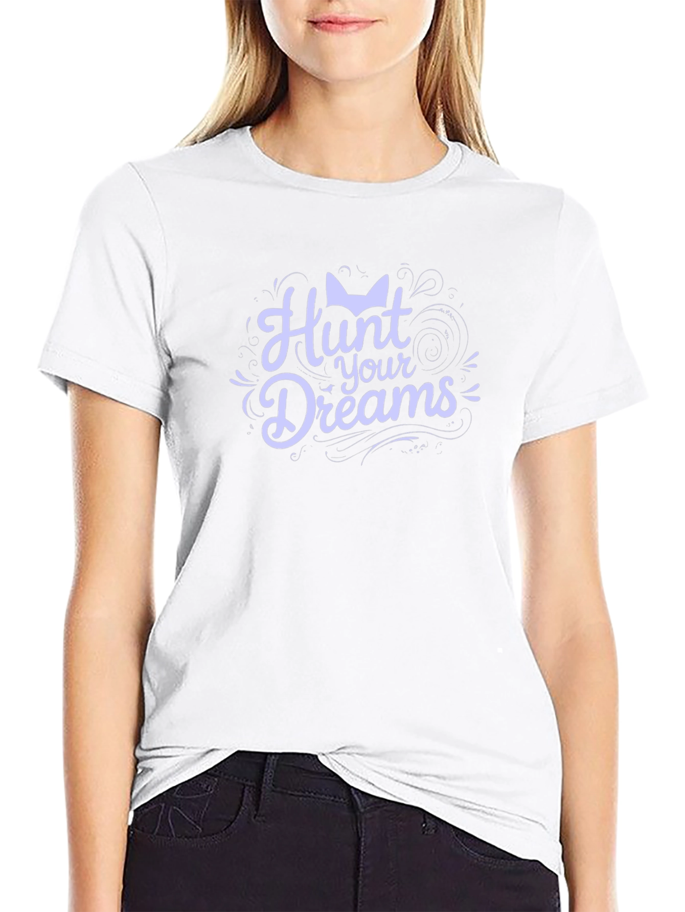 Hunt Your Dreams Graphic Tee - Black T-Shirt