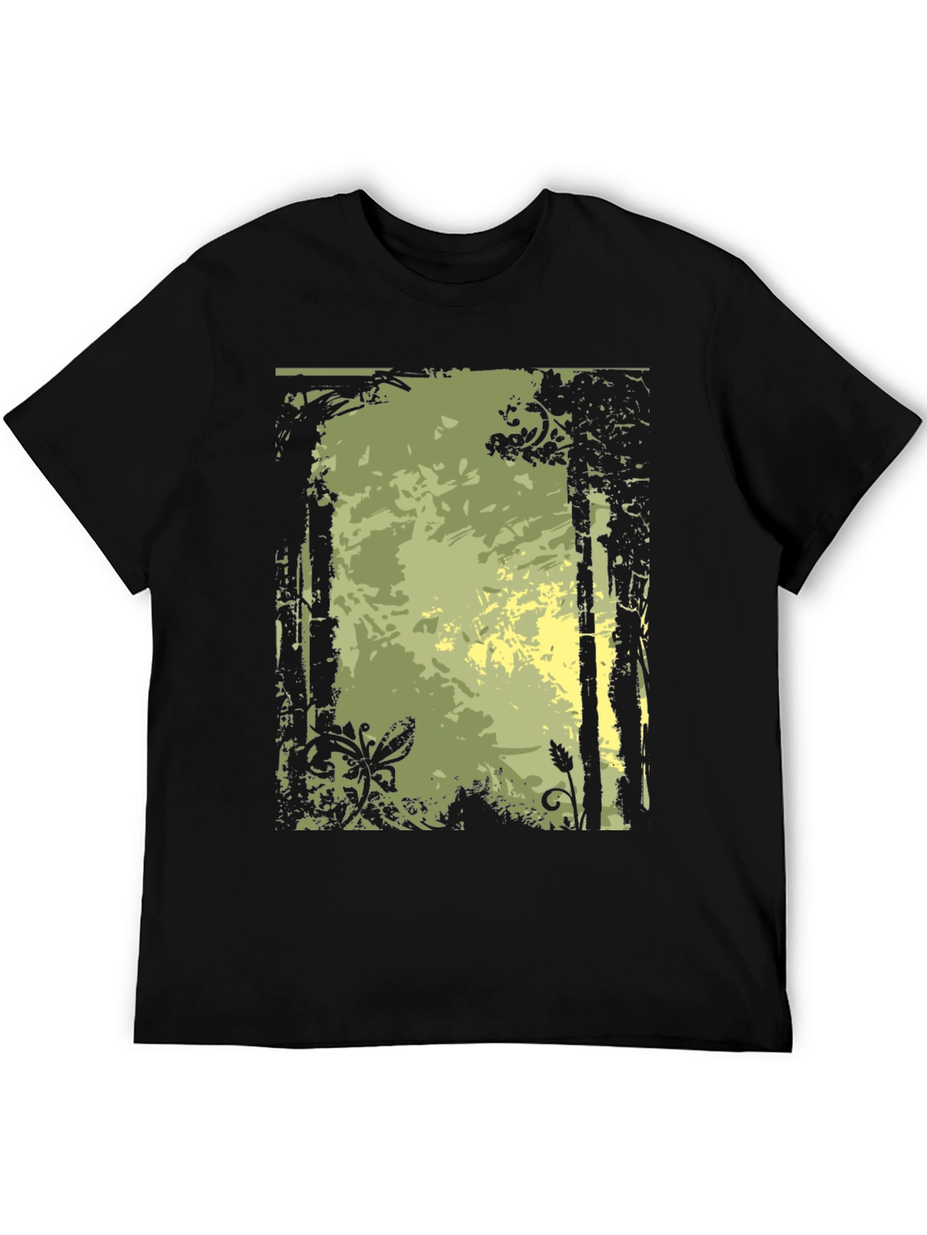 Nature-Inspired Graphic Print Tee