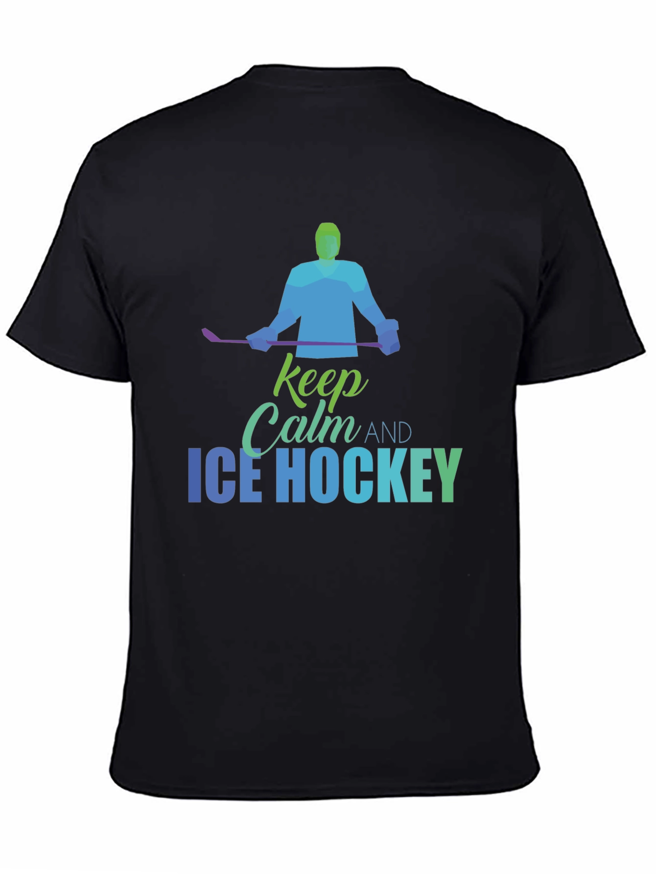 Keep Calm Ice Hockey T-Shirt - Mens Graphic Tee