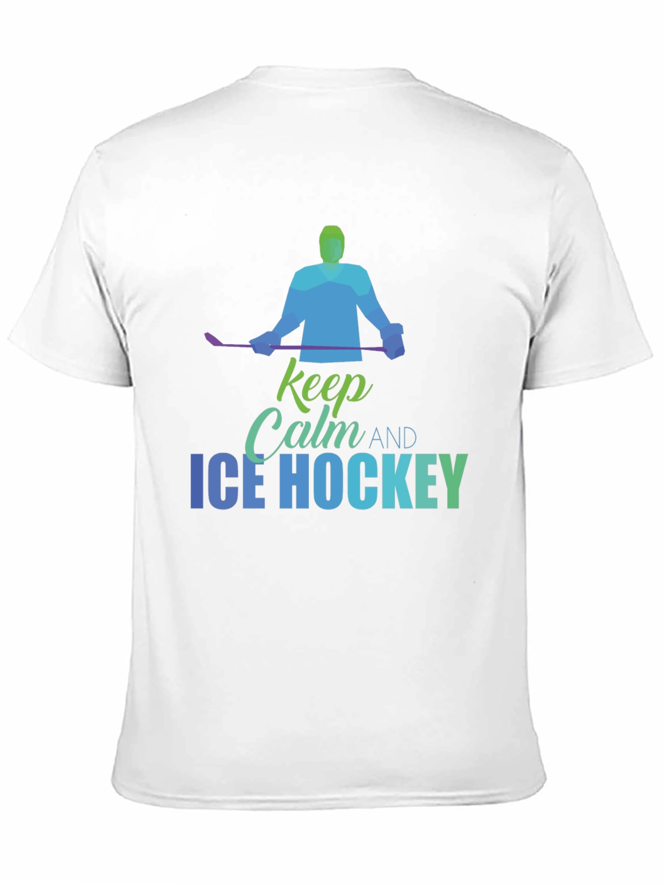 Keep Calm Ice Hockey T-Shirt - Mens Graphic Tee