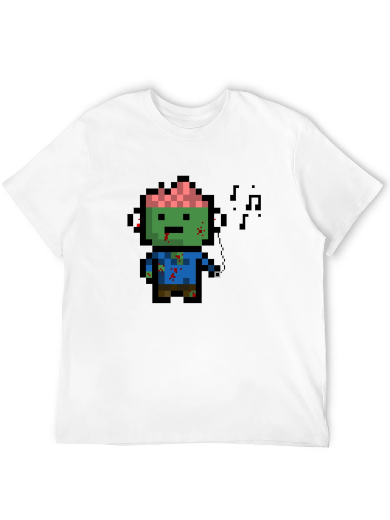 Pixel Zombie T-Shirt - Retro Gamer Style