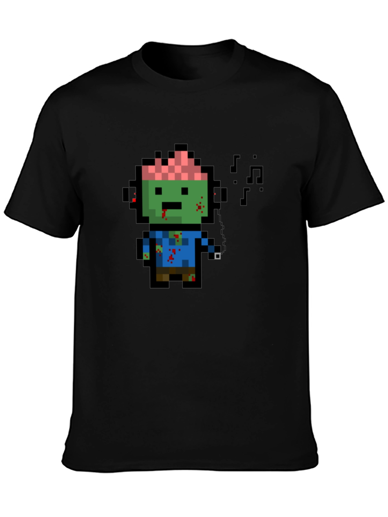 Pixel Zombie T-Shirt - Retro Gamer Style