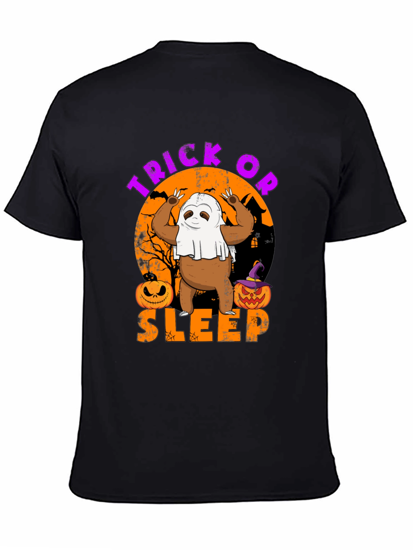 Trick or Sleep Halloween Sloth T-Shirt