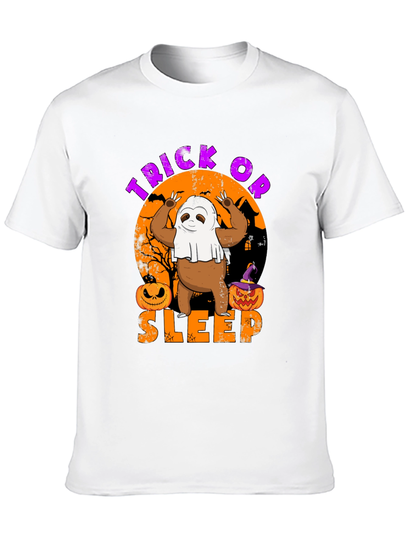 Trick or Sleep Halloween Sloth T-Shirt
