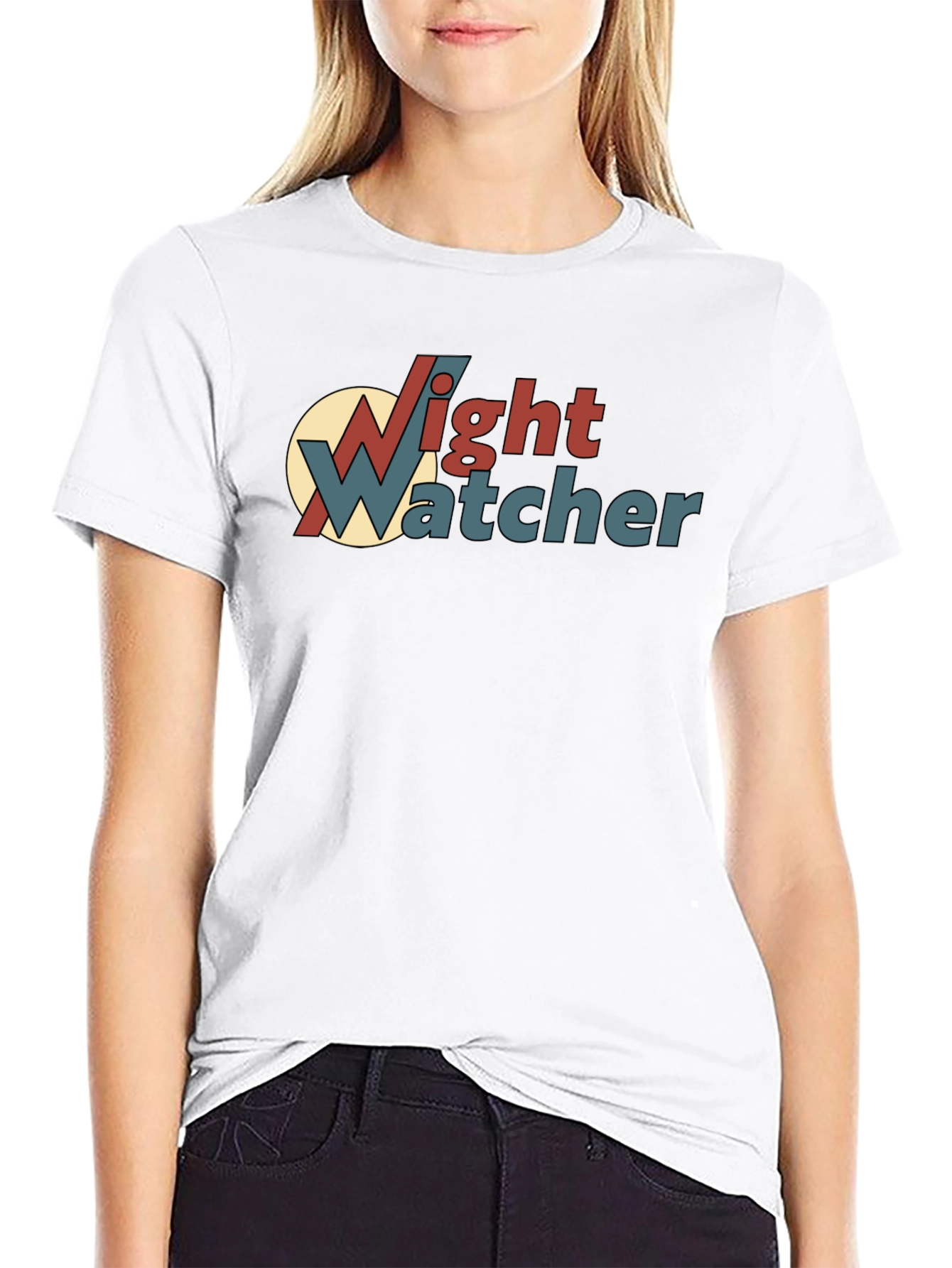 Night Watcher Graphic T-Shirt - Retro Design