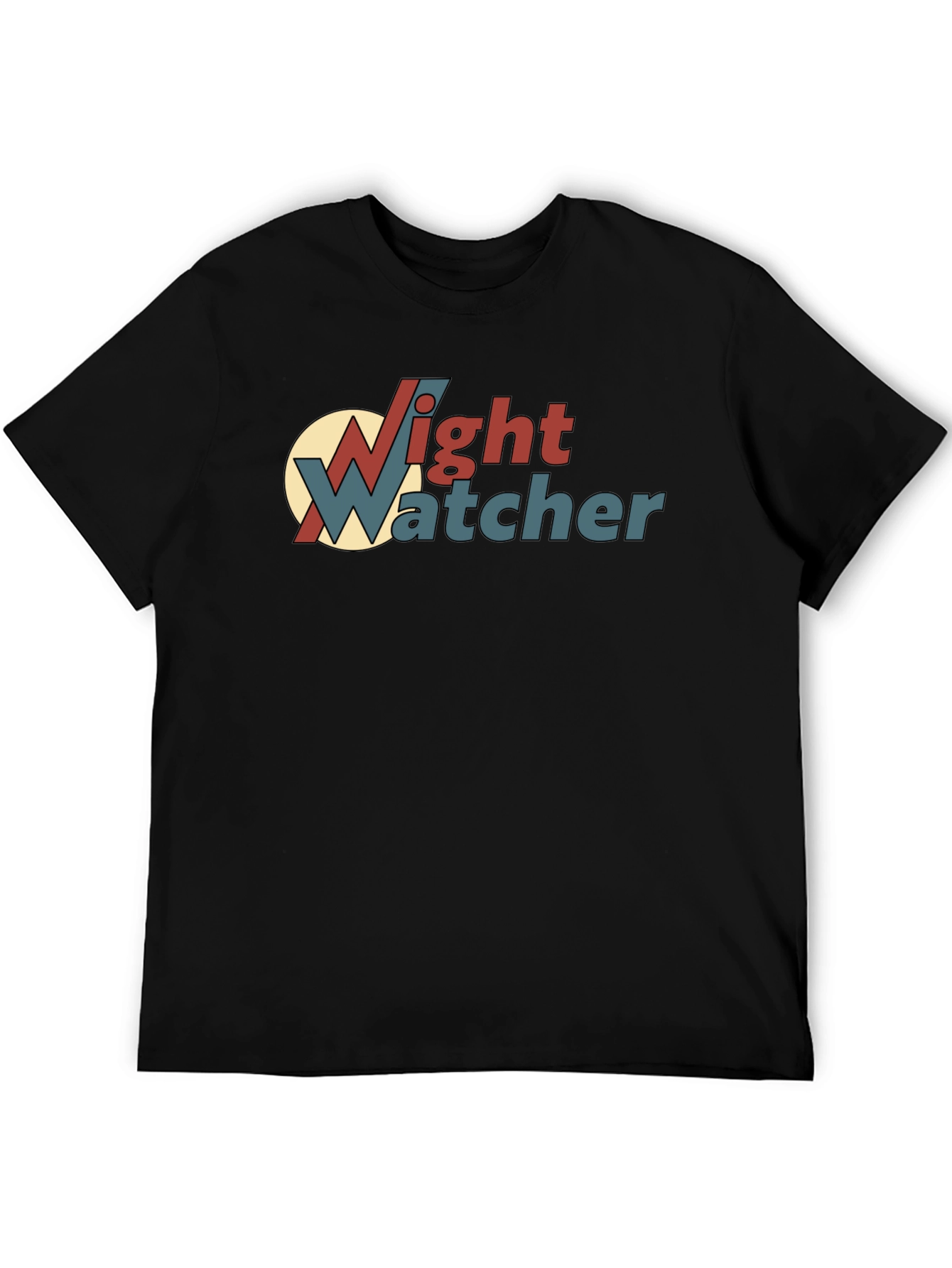 Night Watcher Graphic T-Shirt - Retro Design