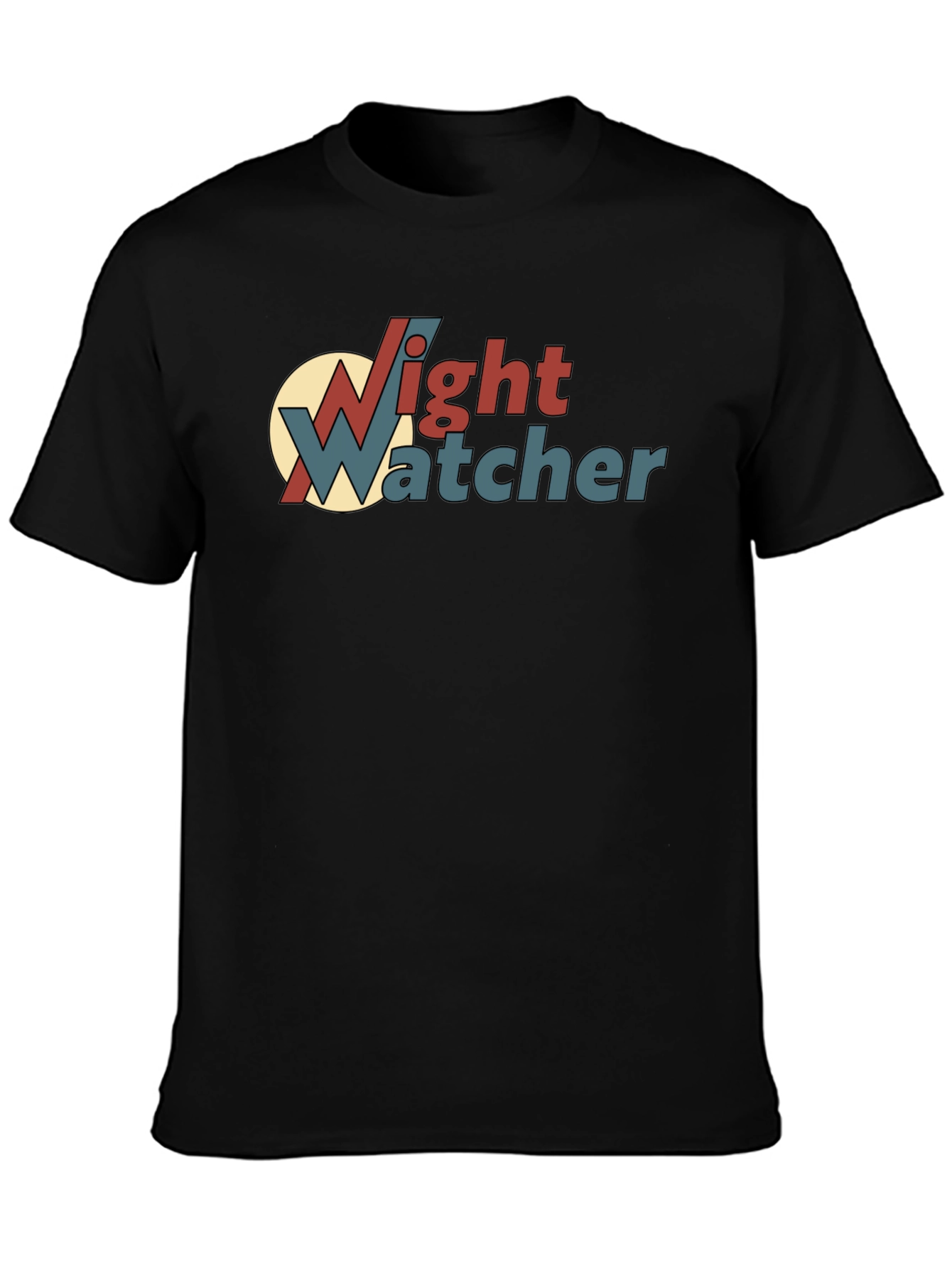 Night Watcher Graphic T-Shirt - Retro Design