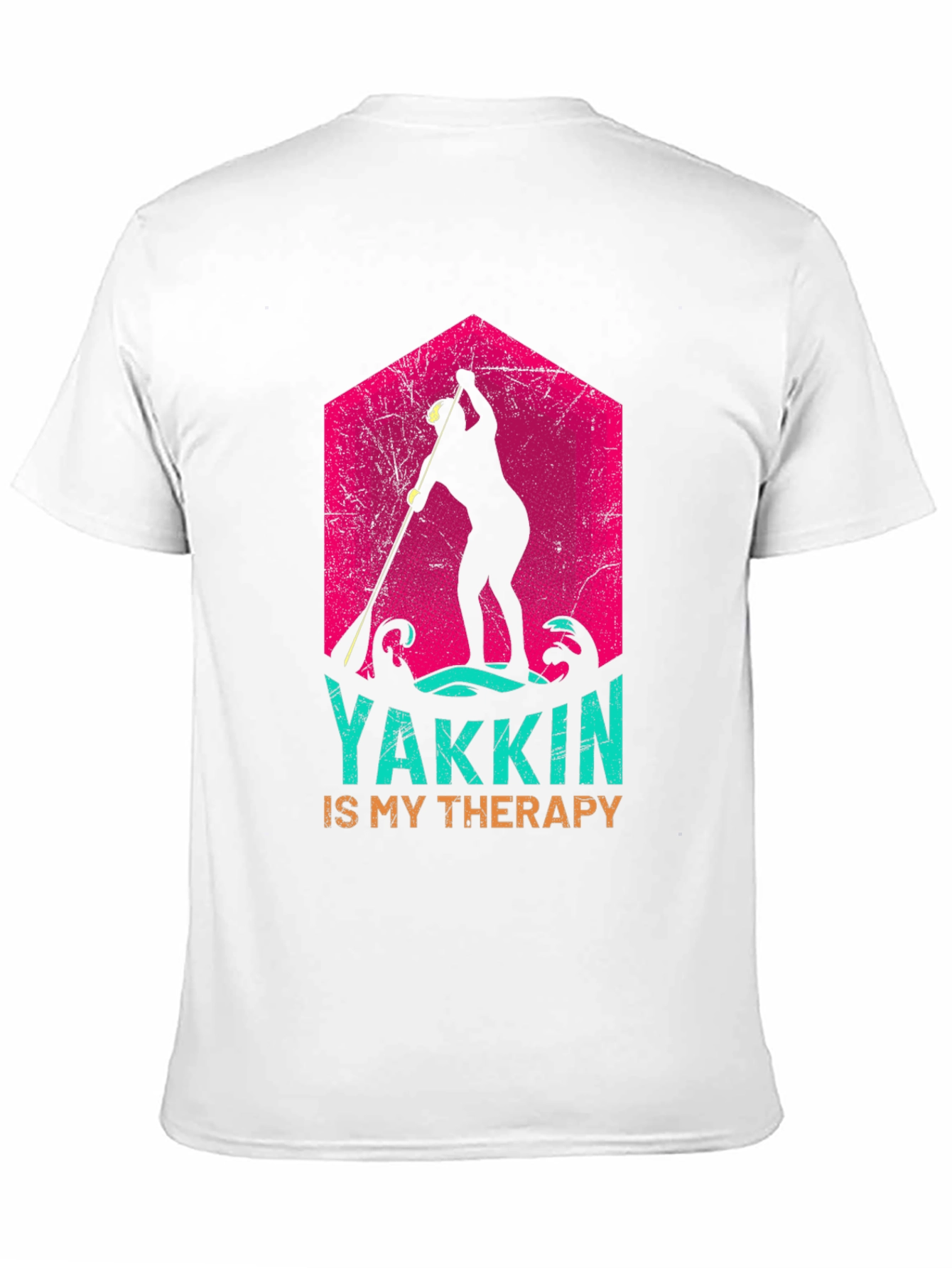 Yakkin Is My Therapy Black T-Shirt