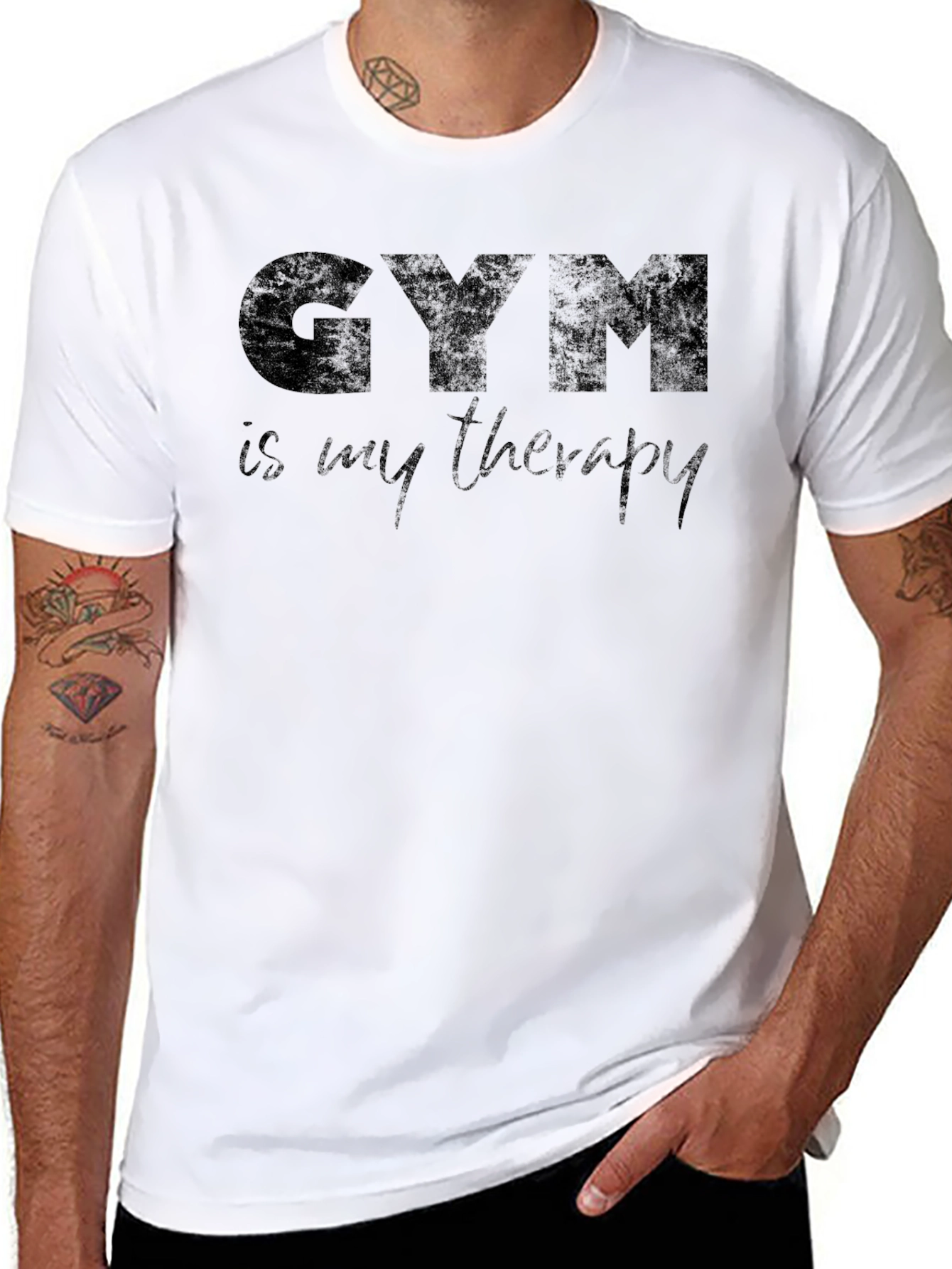 Gym is My Therapy Graphic Tee