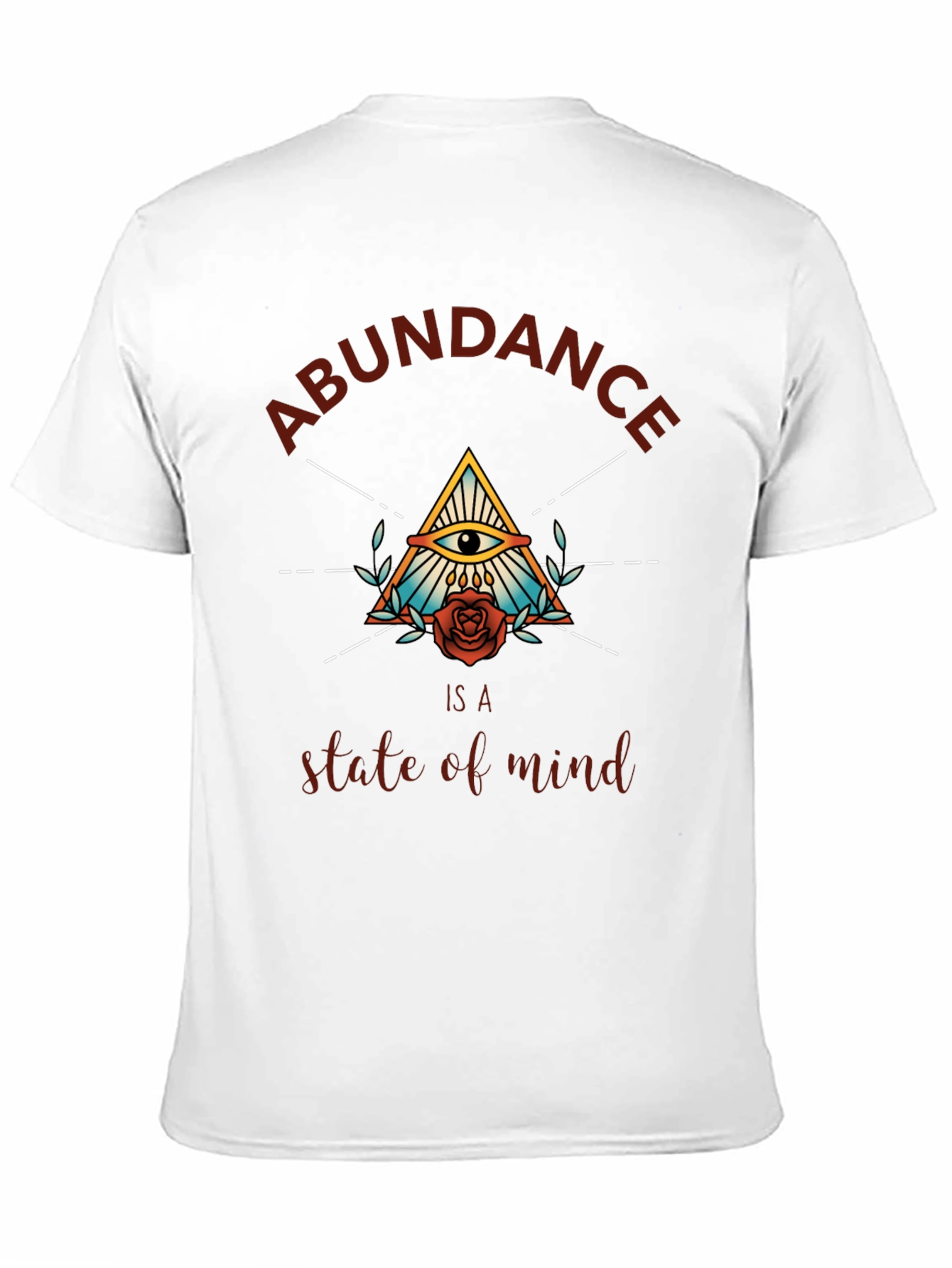 Abundance Mindset Graphic Tee - Black