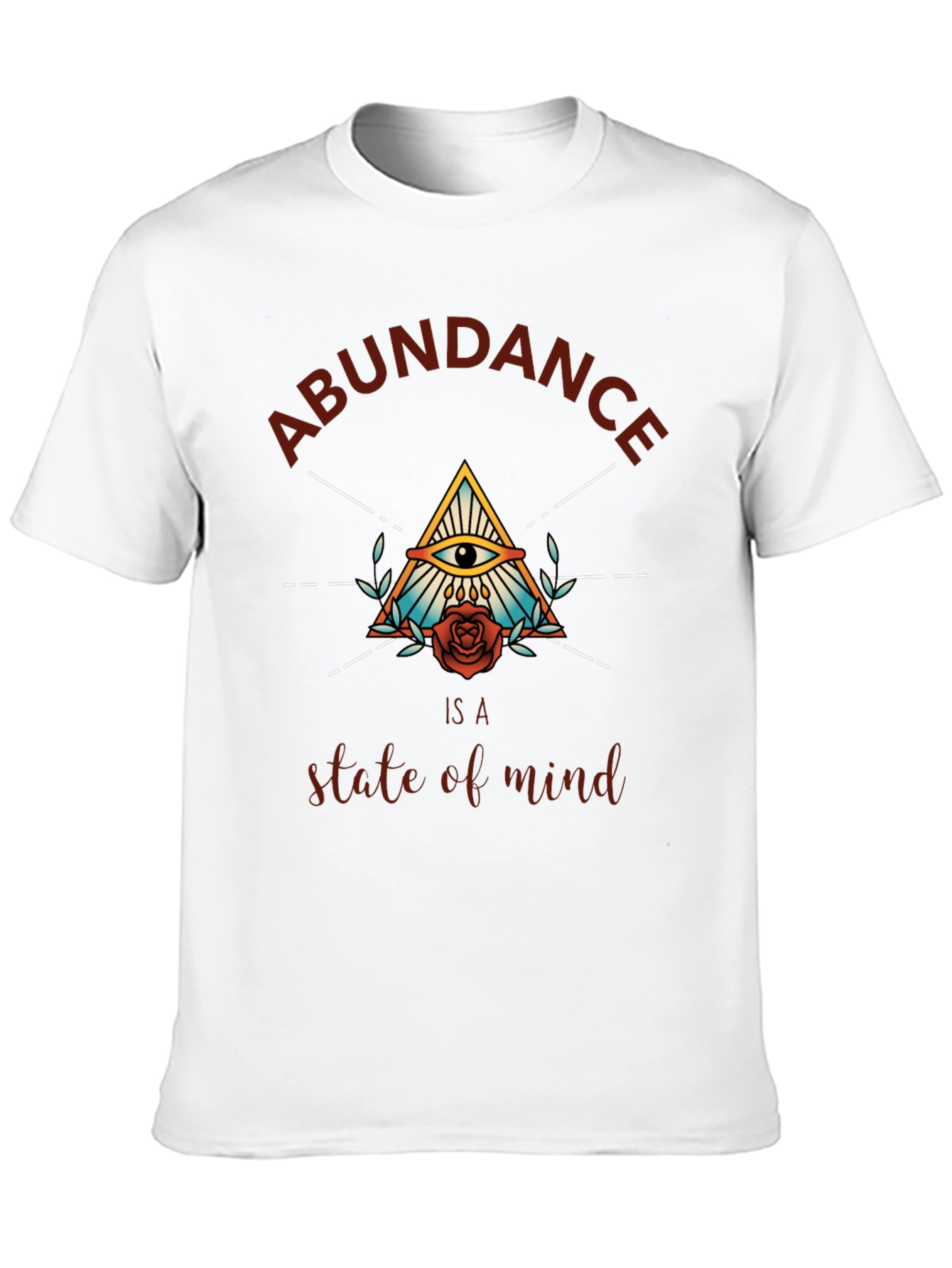 Abundance Mindset Graphic Tee - Black