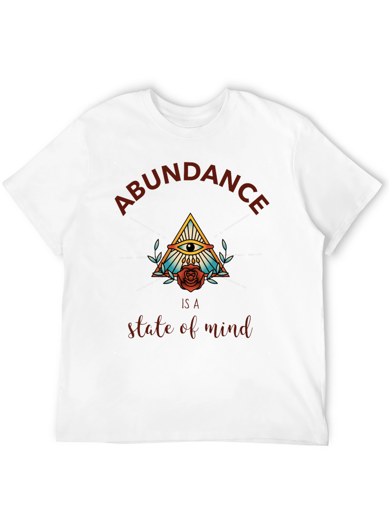 Abundance Mindset Graphic Tee - Black
