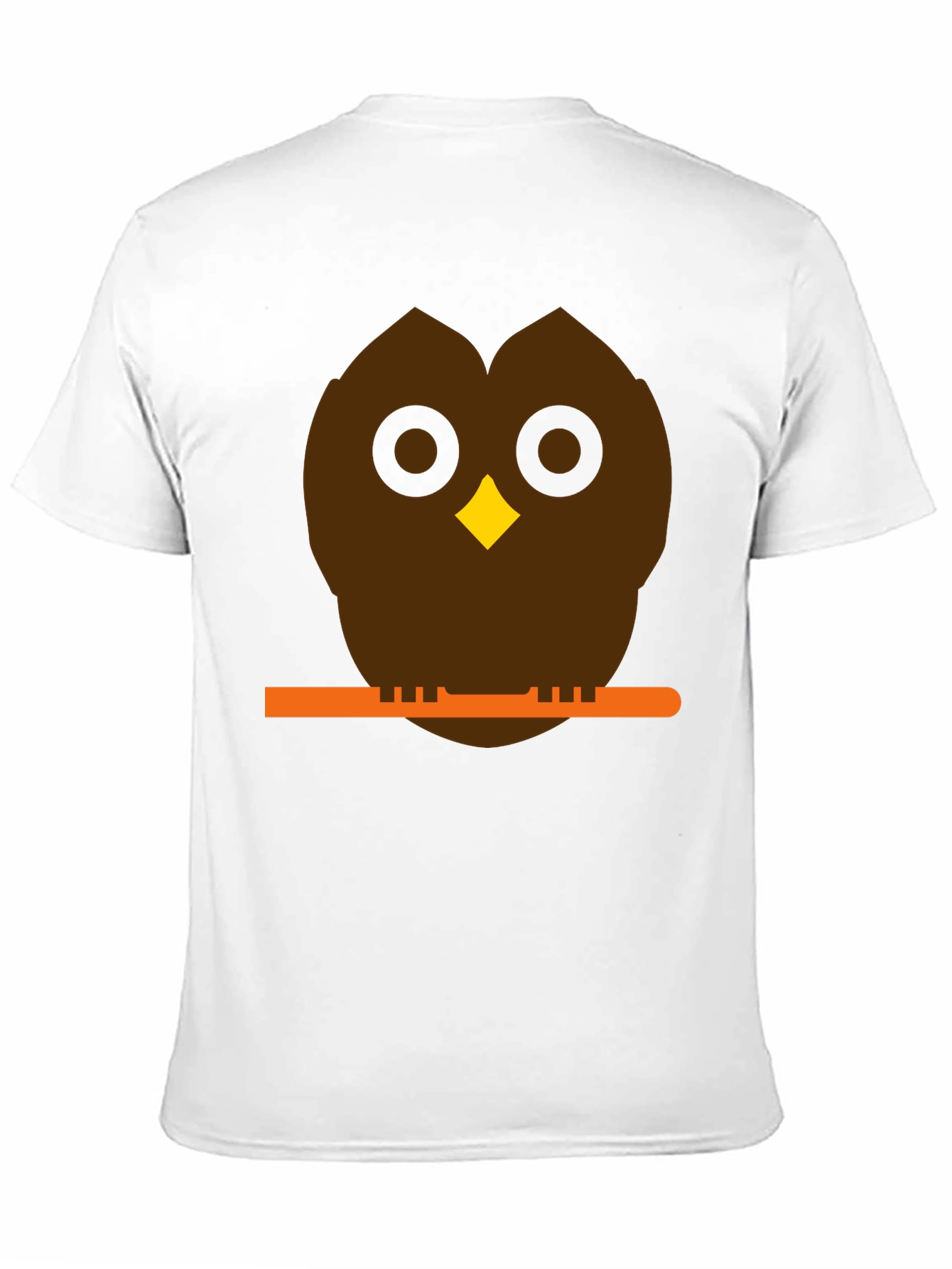 Owl on Branch Graphic Tee - Unisex Black T-Shirt