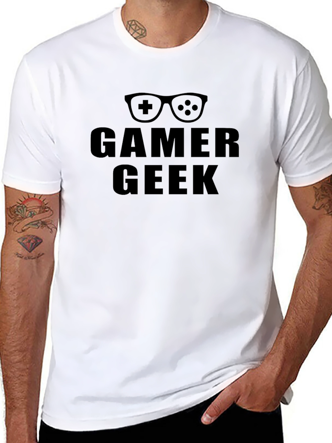 Gamer Geek T-Shirt - Black Gaming Tee