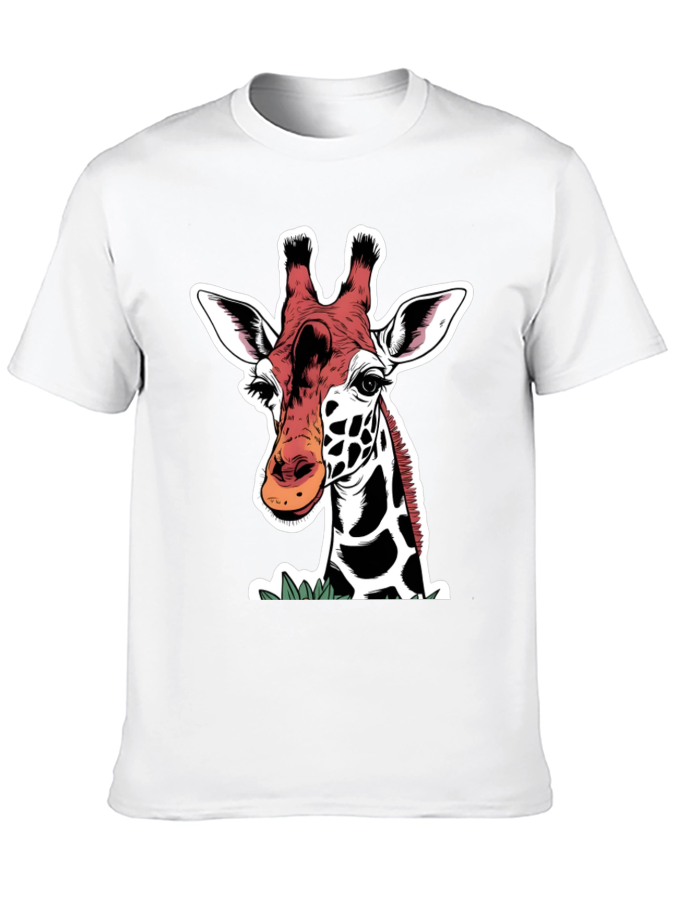 Giraffe Graphic Tee - Animal Lover Shirt