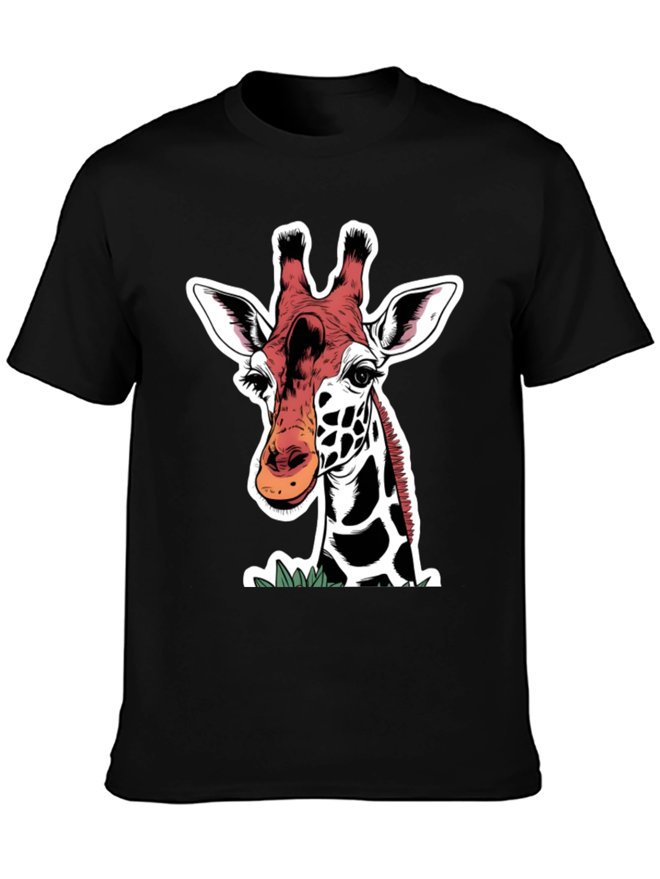 Giraffe Graphic Tee - Animal Lover Shirt