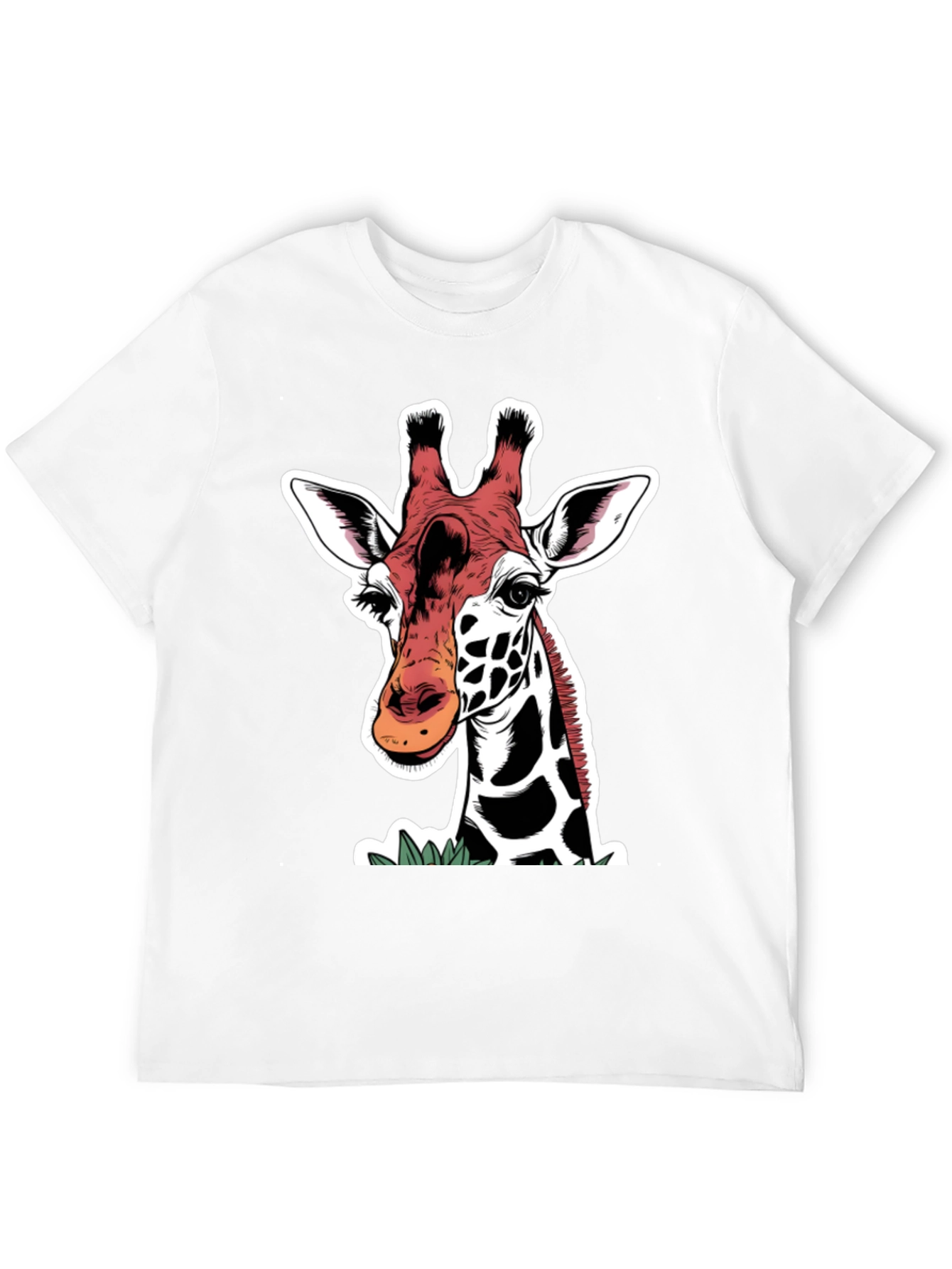 Giraffe Graphic Tee - Animal Lover Shirt