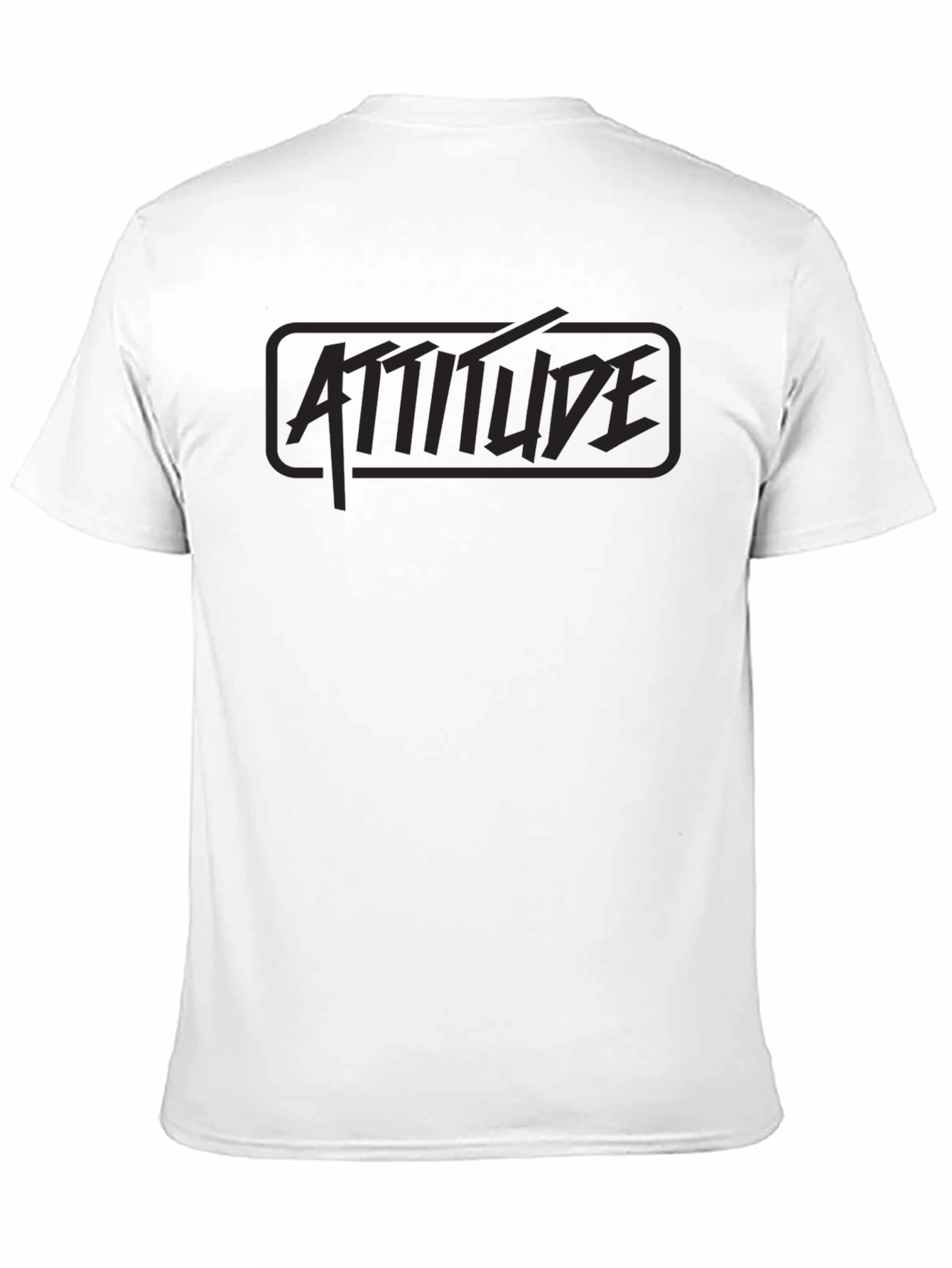 Black Attitude Graphic Tee - Stylish Menswear