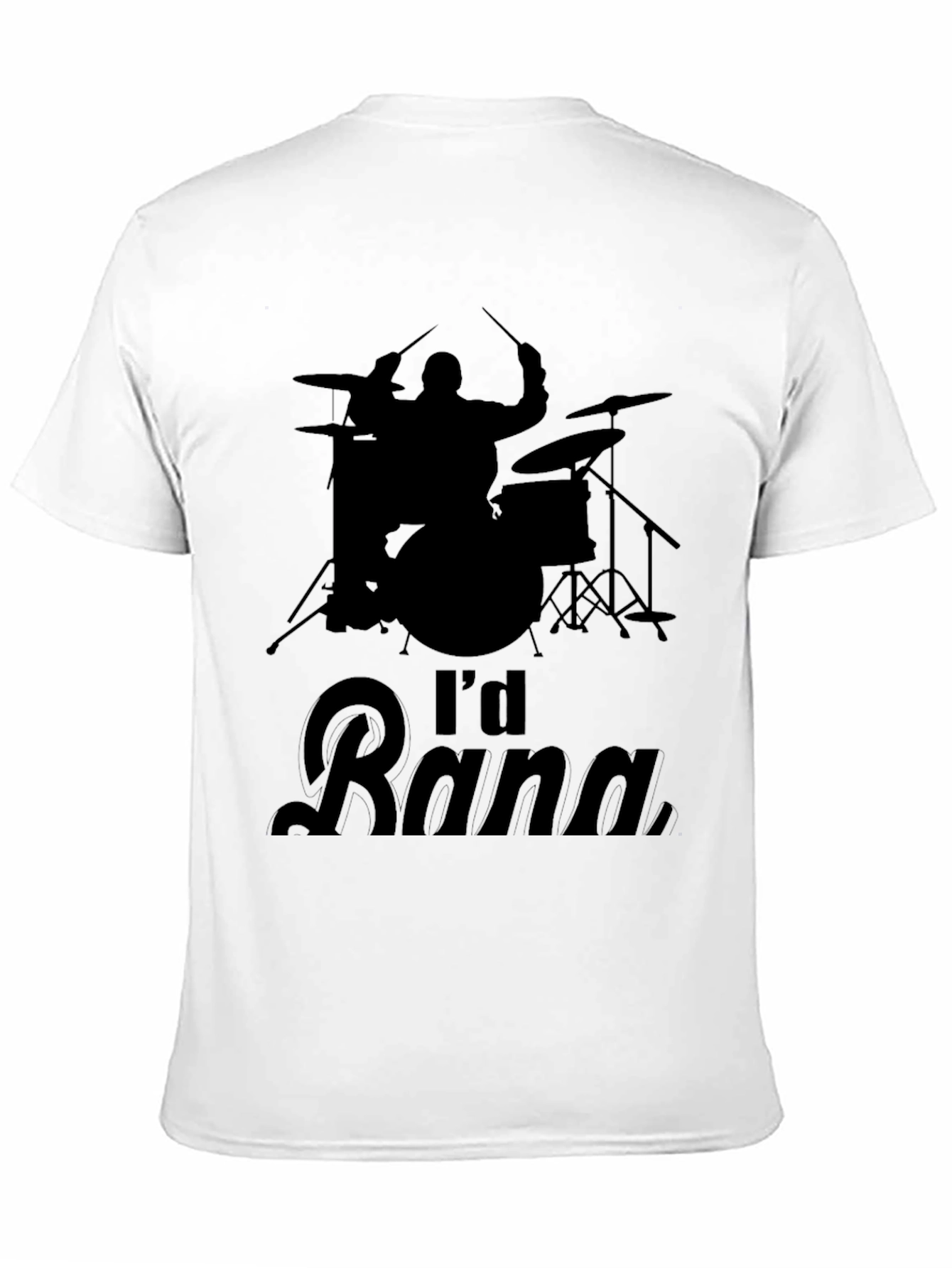 Drummer T-Shirt - Id Rather Be Drumming