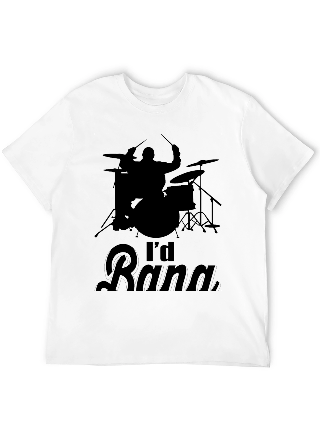 Drummer T-Shirt - Id Rather Be Drumming