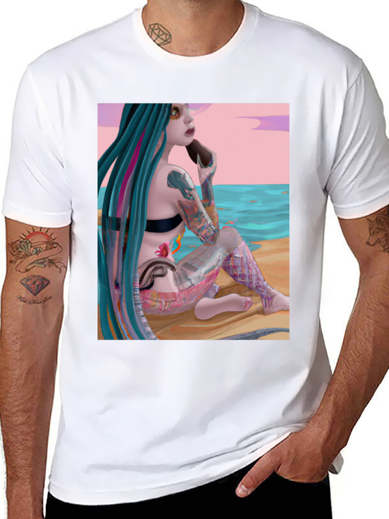 Artistic Mermaid T-Shirt