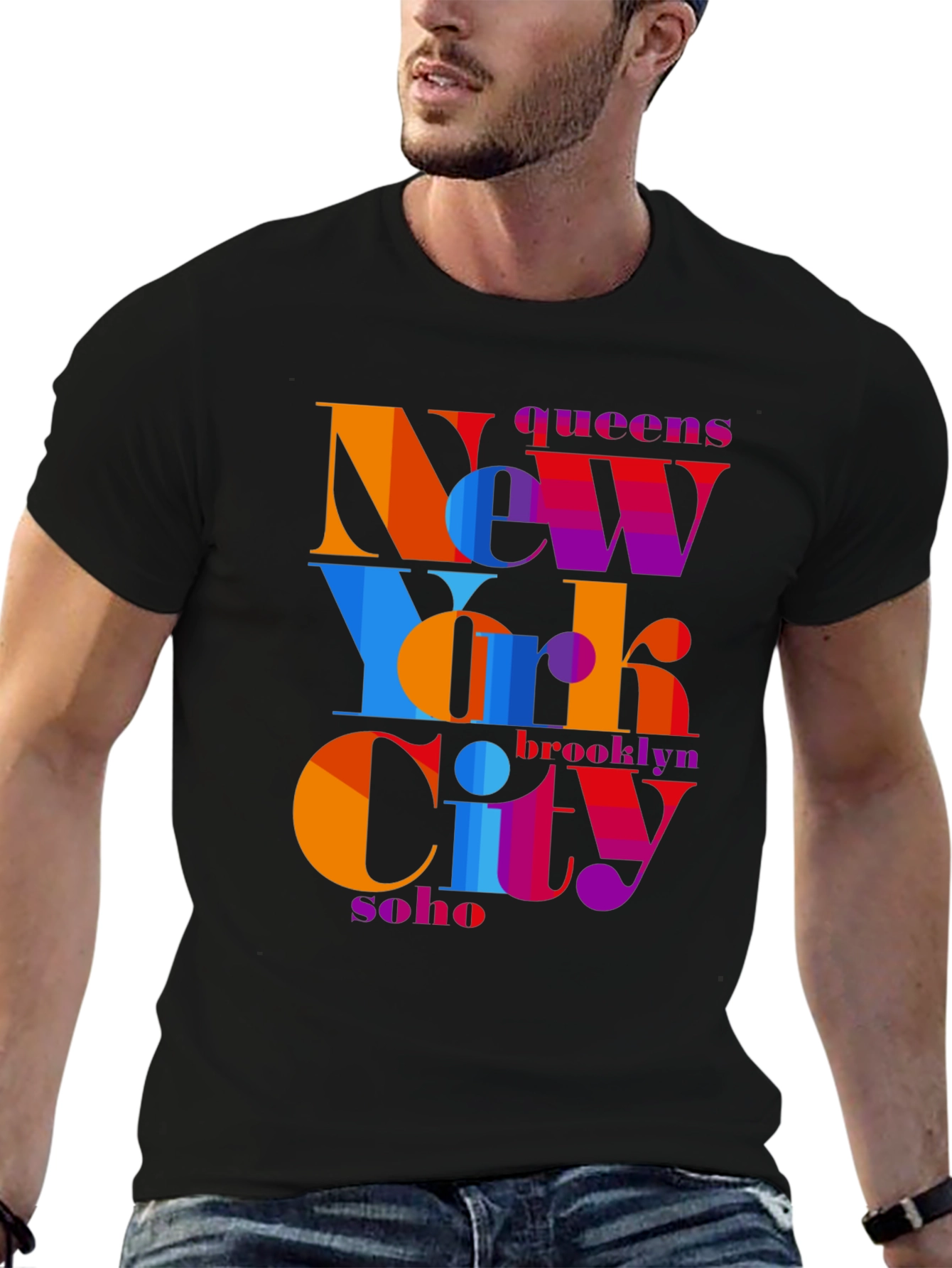 New York City Graphic T-Shirt - Modern Design