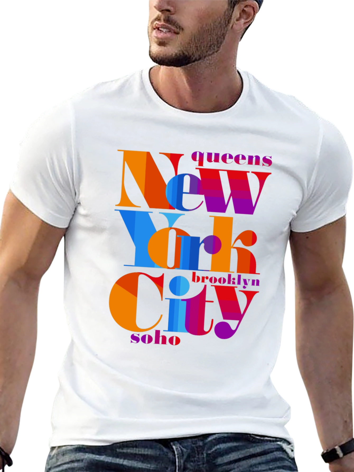 New York City Graphic T-Shirt - Modern Design
