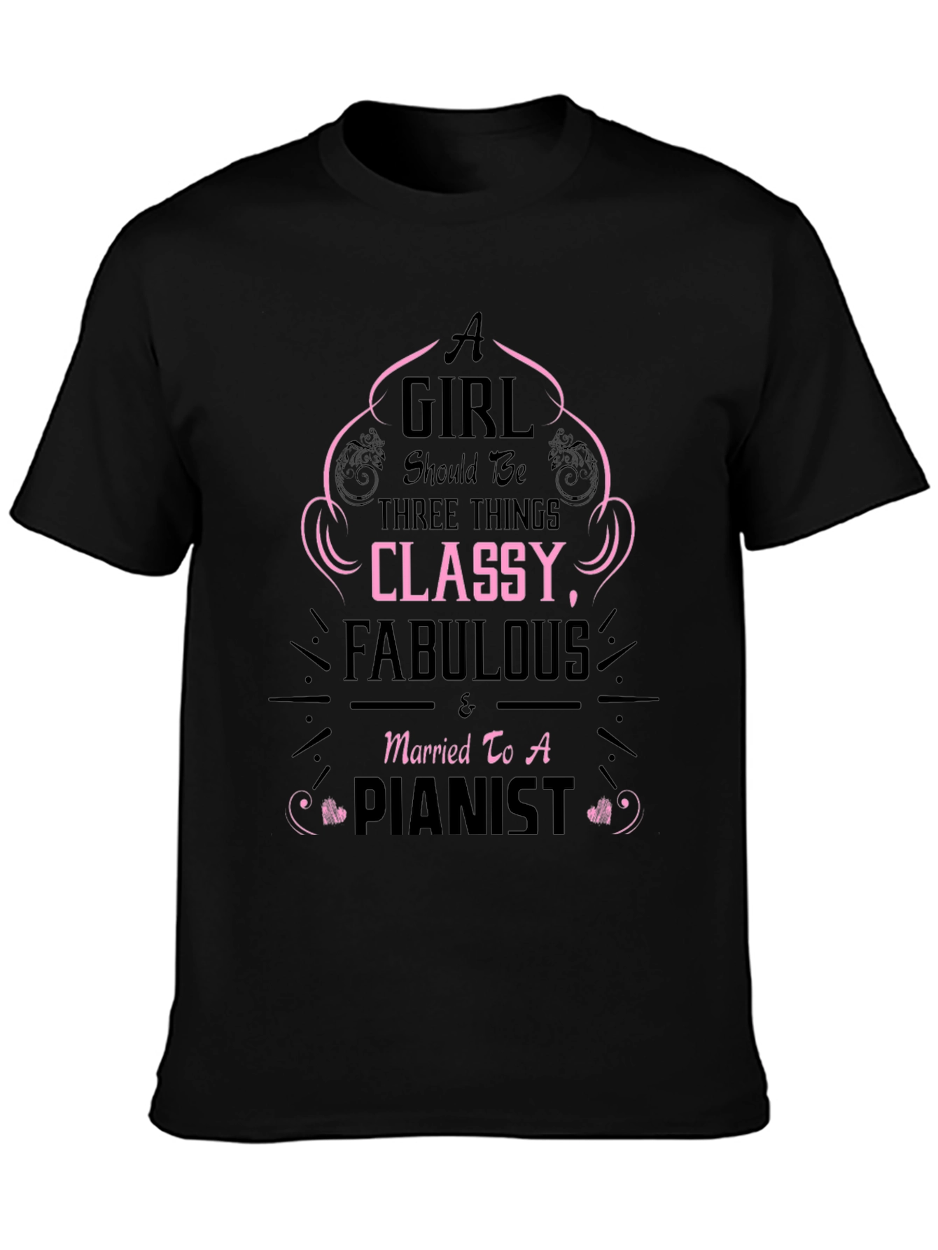 Classy Fabulous Pianist T-Shirt