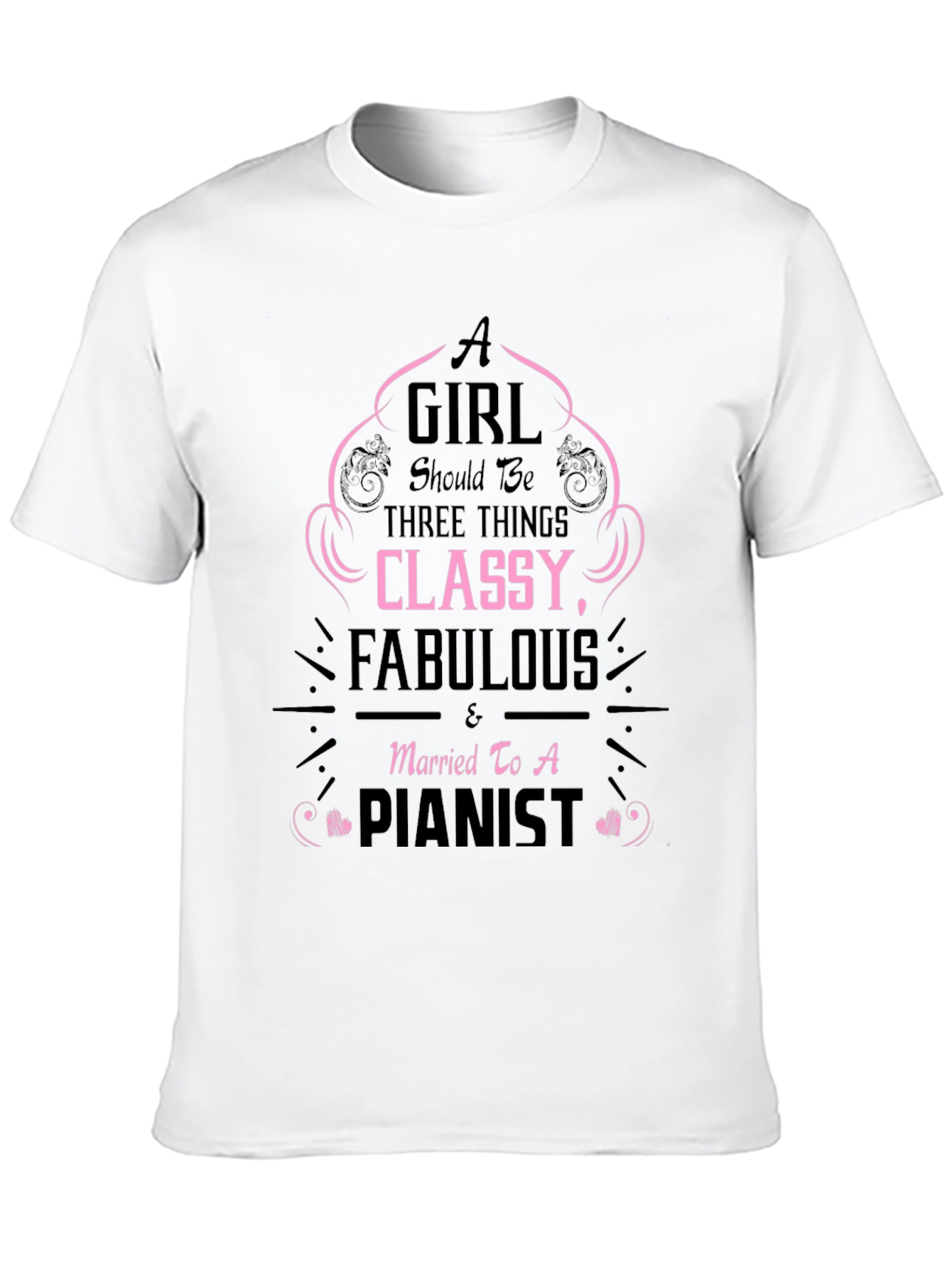 Classy Fabulous Pianist T-Shirt