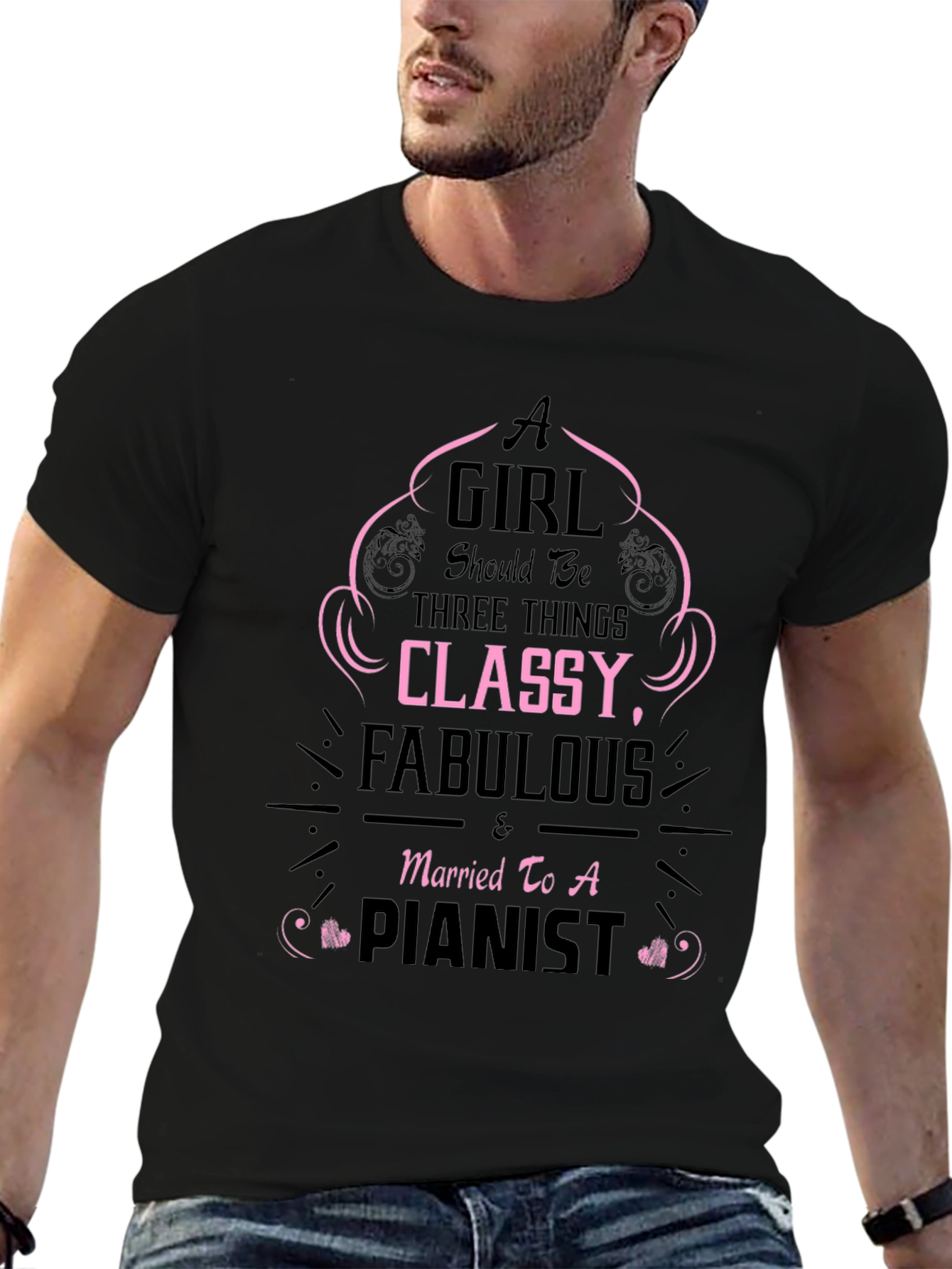 Classy Fabulous Pianist T-Shirt