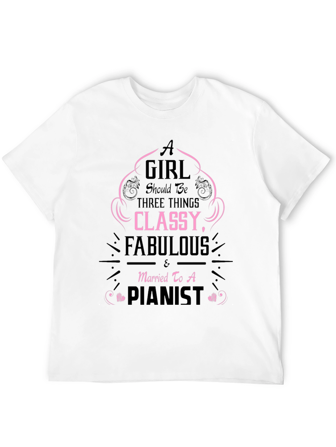 Classy Fabulous Pianist T-Shirt