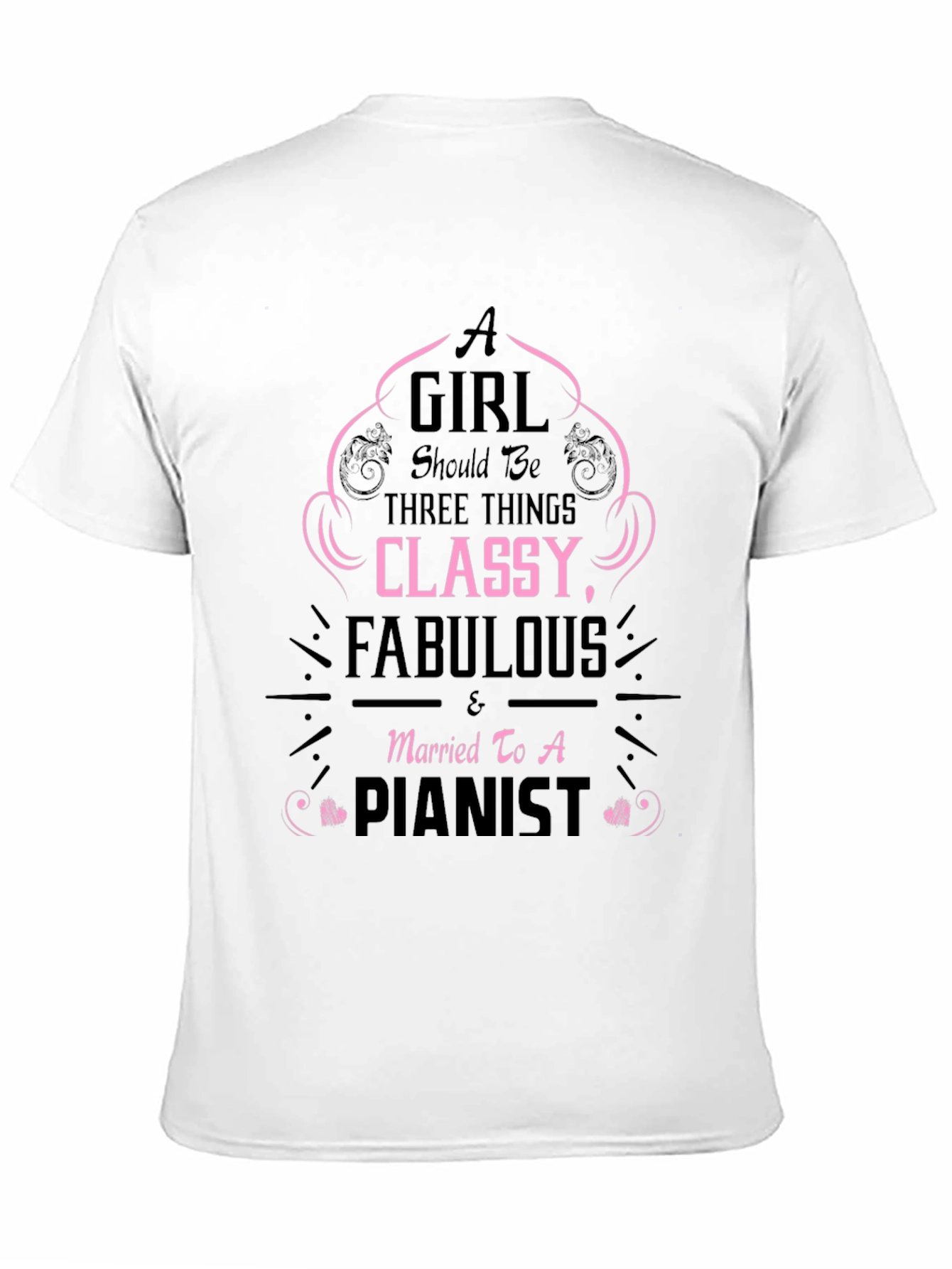 Classy Fabulous Pianist T-Shirt