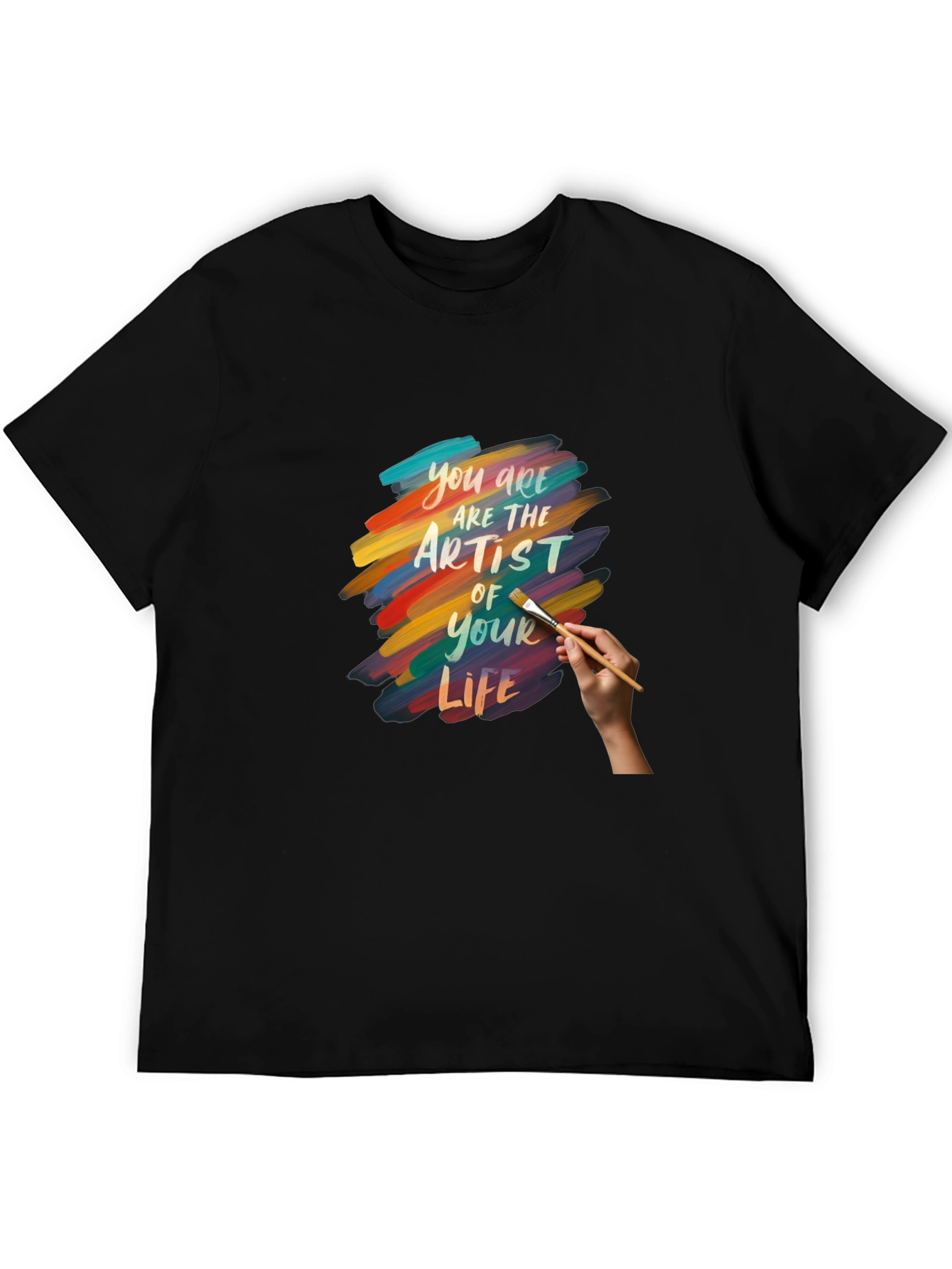 Artist of Your Life Graphic Tee - Black Cotton
