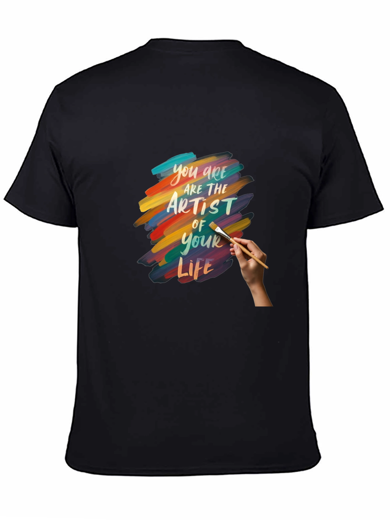 Artist of Your Life Graphic Tee - Black Cotton
