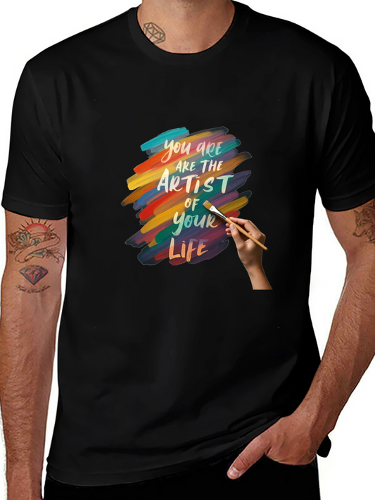Artist of Your Life Graphic Tee - Black Cotton