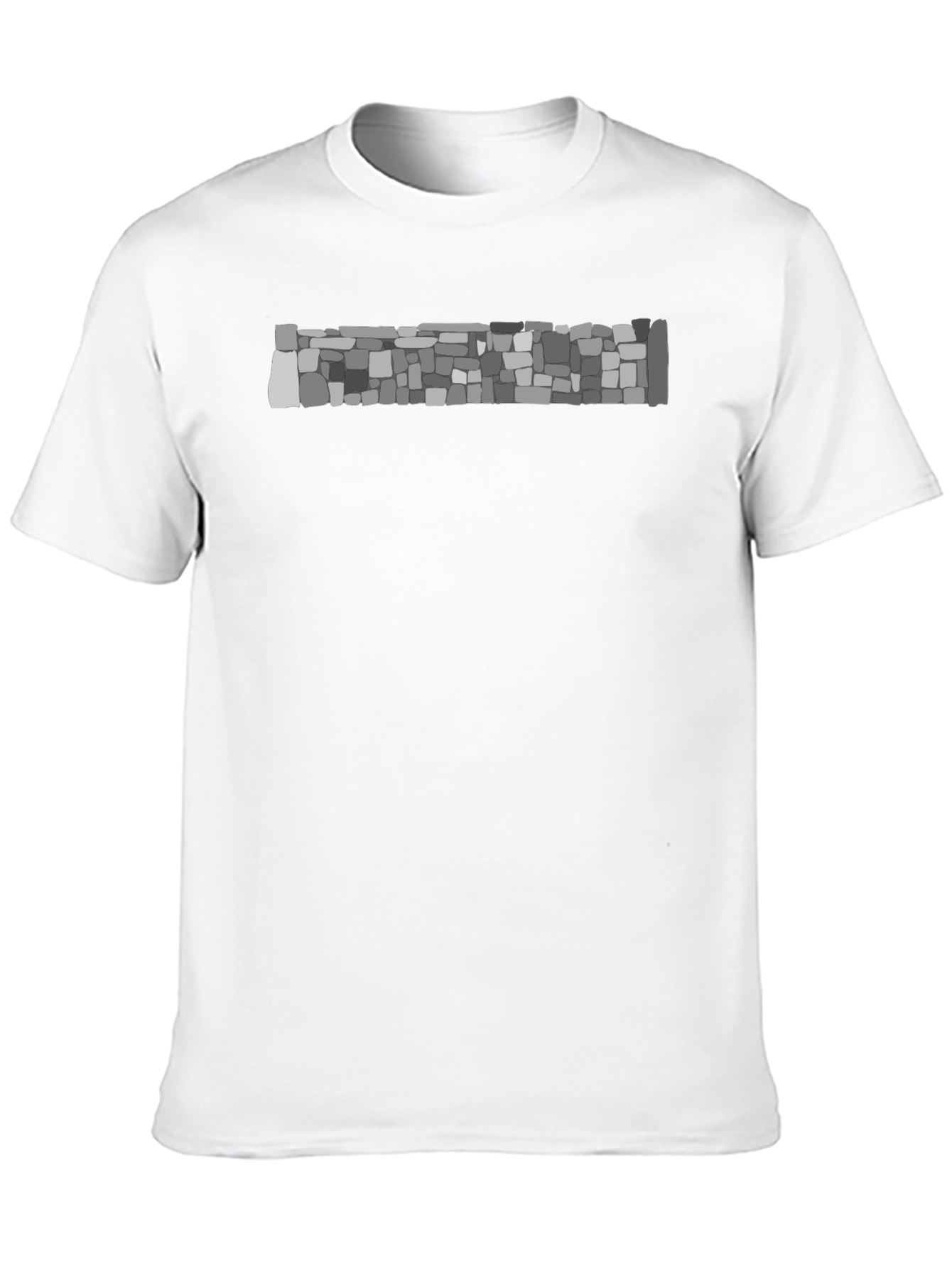 Abstract Stone Brick Graphic Tee