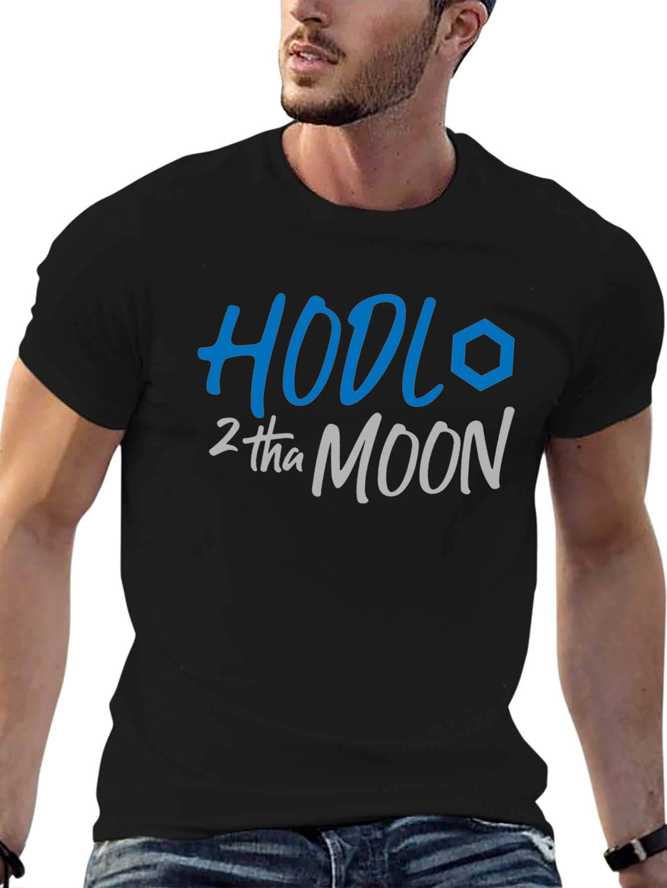 HODLO 2 tha MOON Graphic T-Shirt