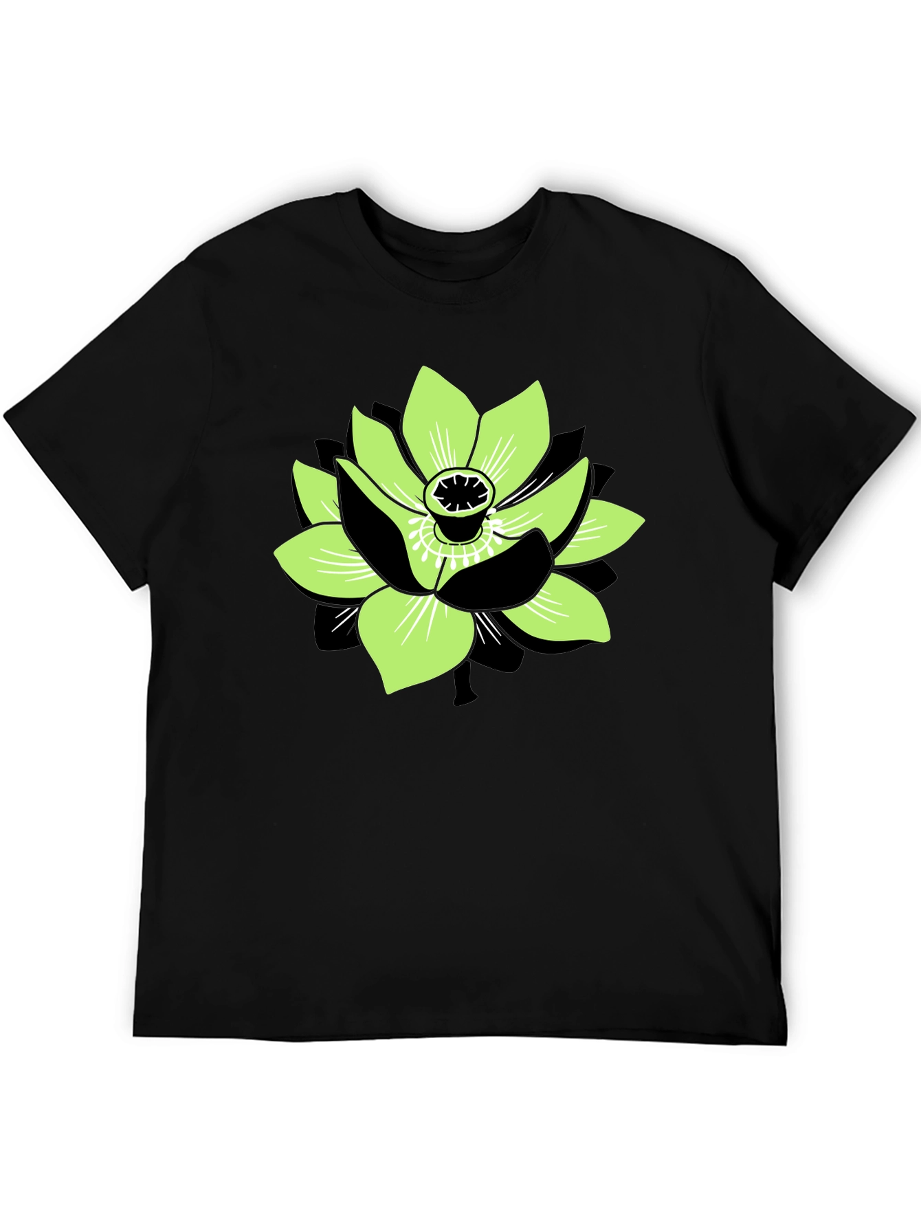 Floral Graphic Tee - Modern Botanical Design