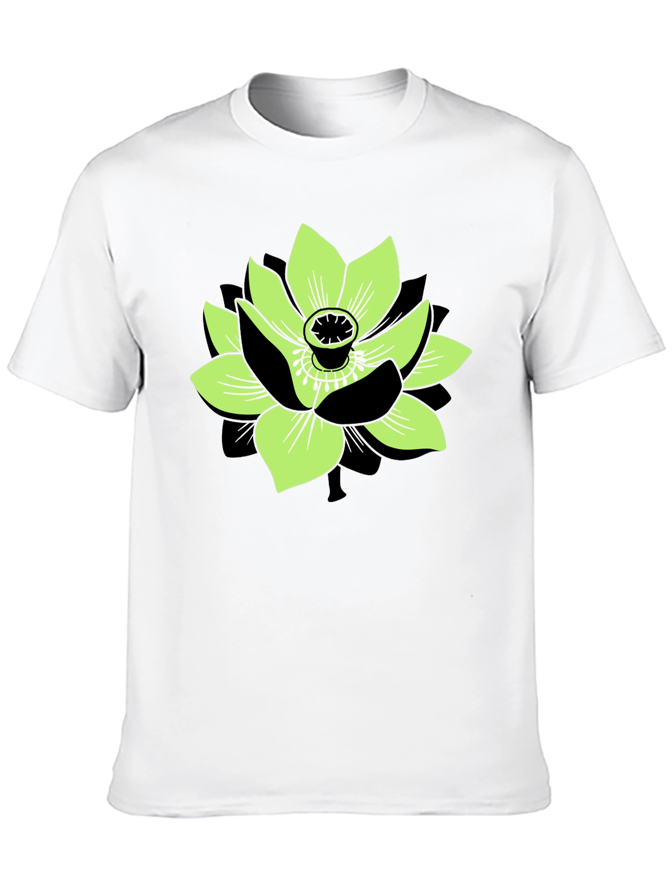 Floral Graphic Tee - Modern Botanical Design