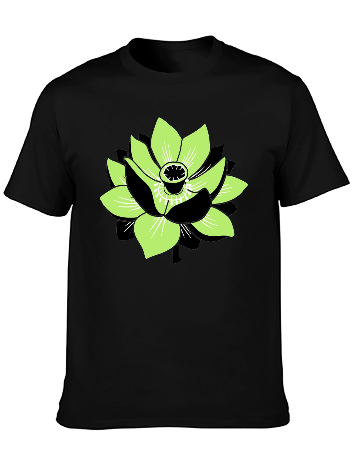 Floral Graphic Tee - Modern Botanical Design