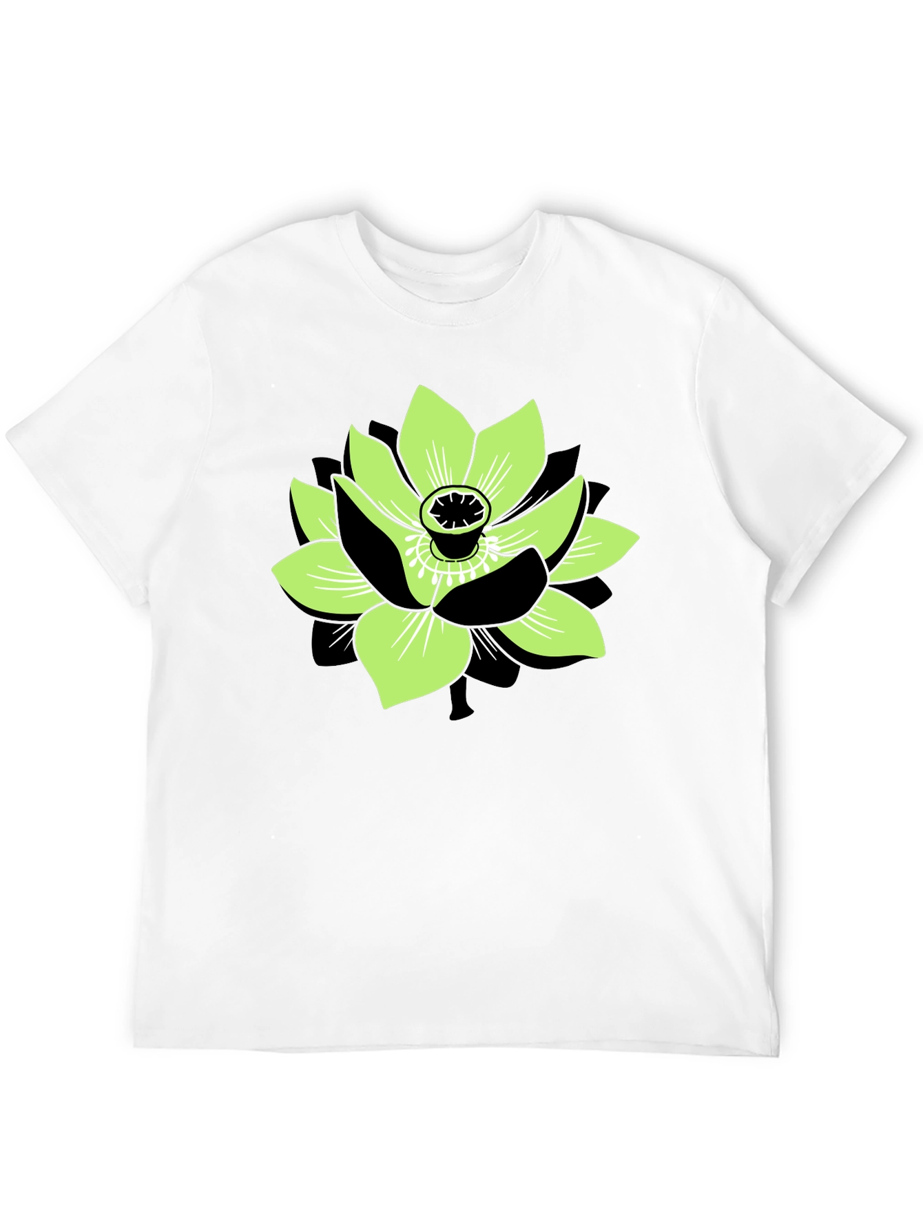 Floral Graphic Tee - Modern Botanical Design