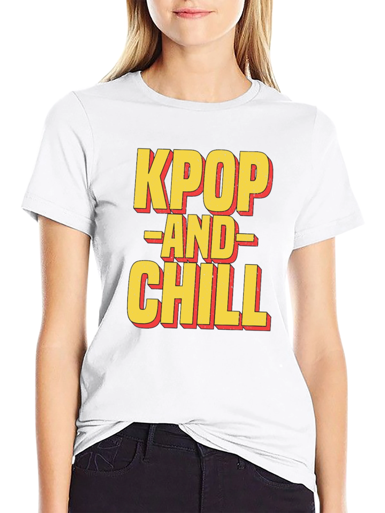 Kpop and Chill Graphic Tee